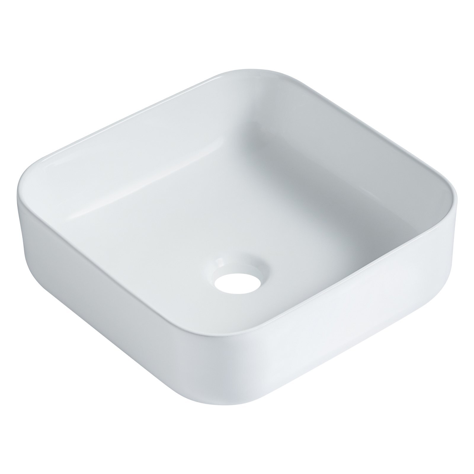 Mondella Concerto Matte White Square Above Counter Basin Bunnings