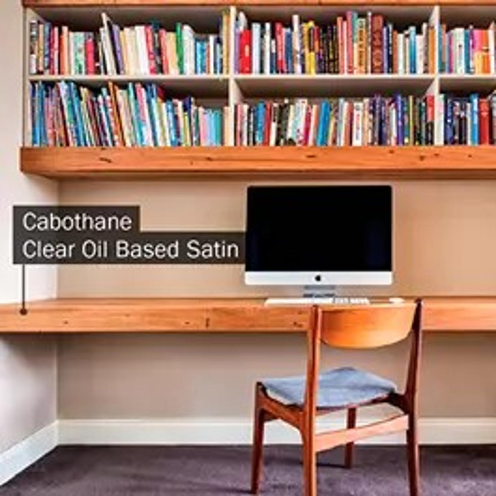 Cabot's 250ml Oil Based Satin Cabothane Clear Polyurethane Varnish