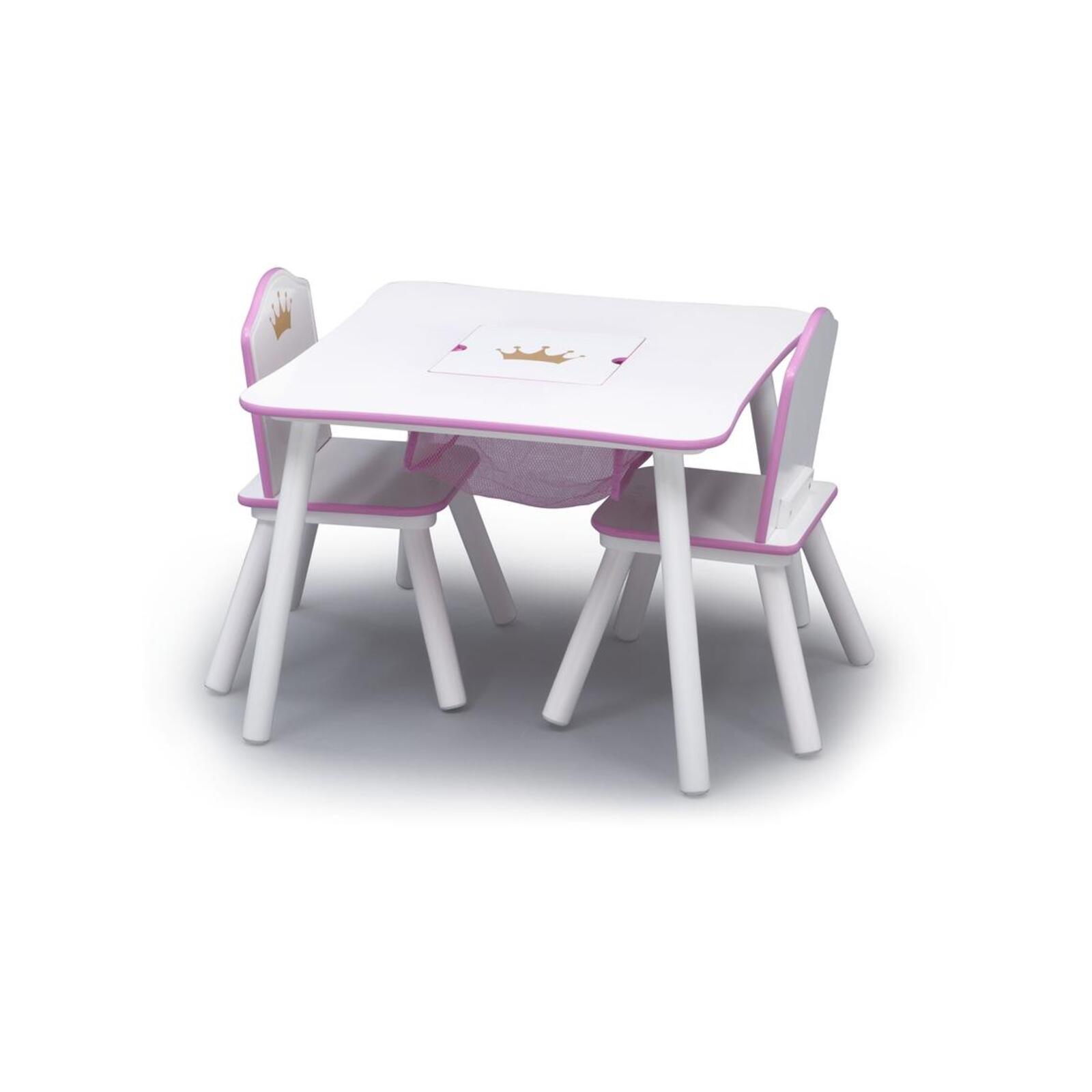 Delta Children Princess Crown Storage Table and Chair Set Bunnings