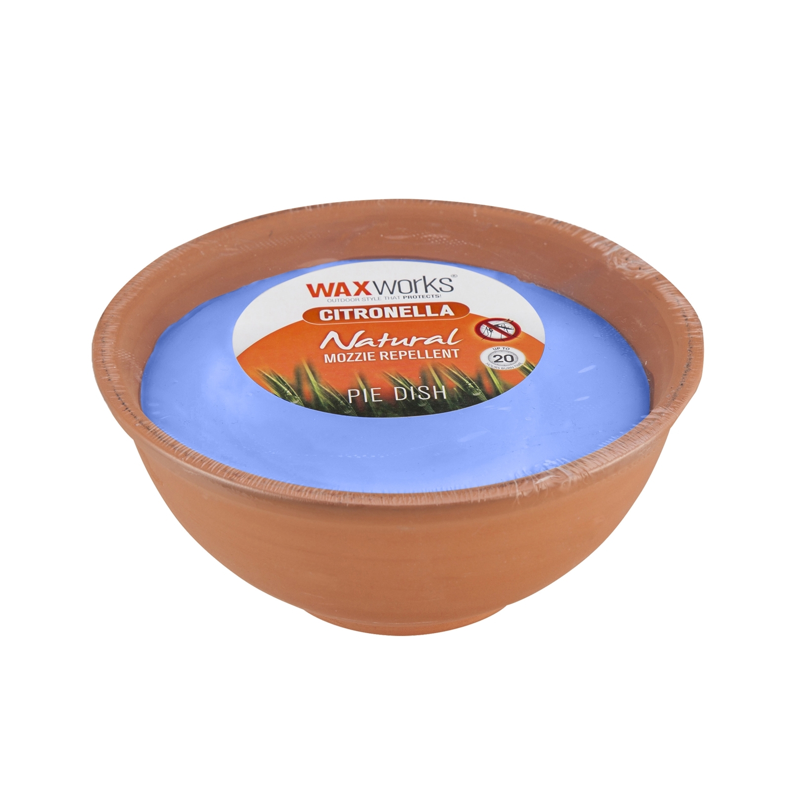 Waxworks Pie Dish Citronella Candle Tropical Strength Bunnings