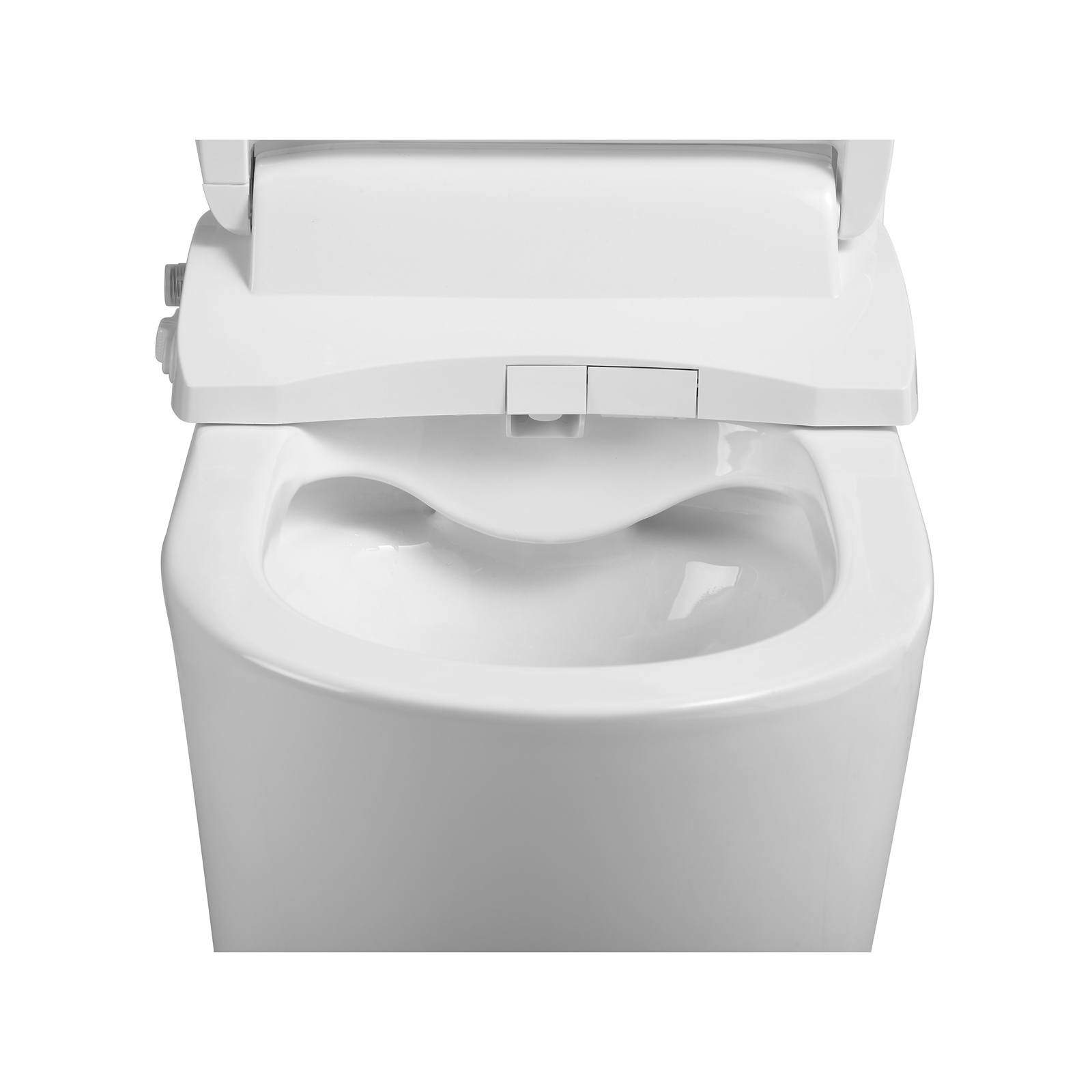 evekare Raised Height Rimless Back To Wall Toilet Suite With Smart