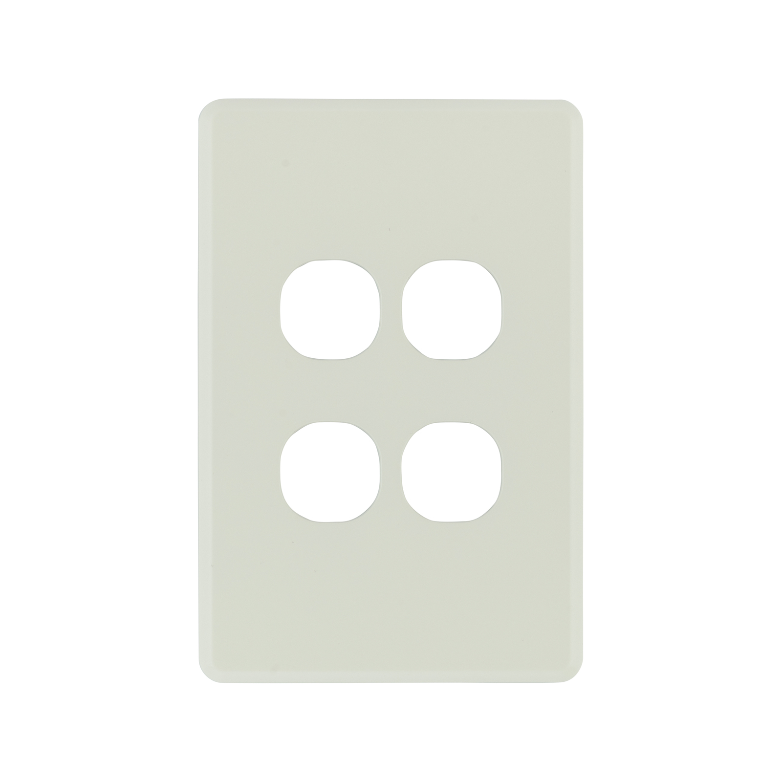 Deta SLine Antique White 4 Gang Switch Cover Plate Bunnings Australia