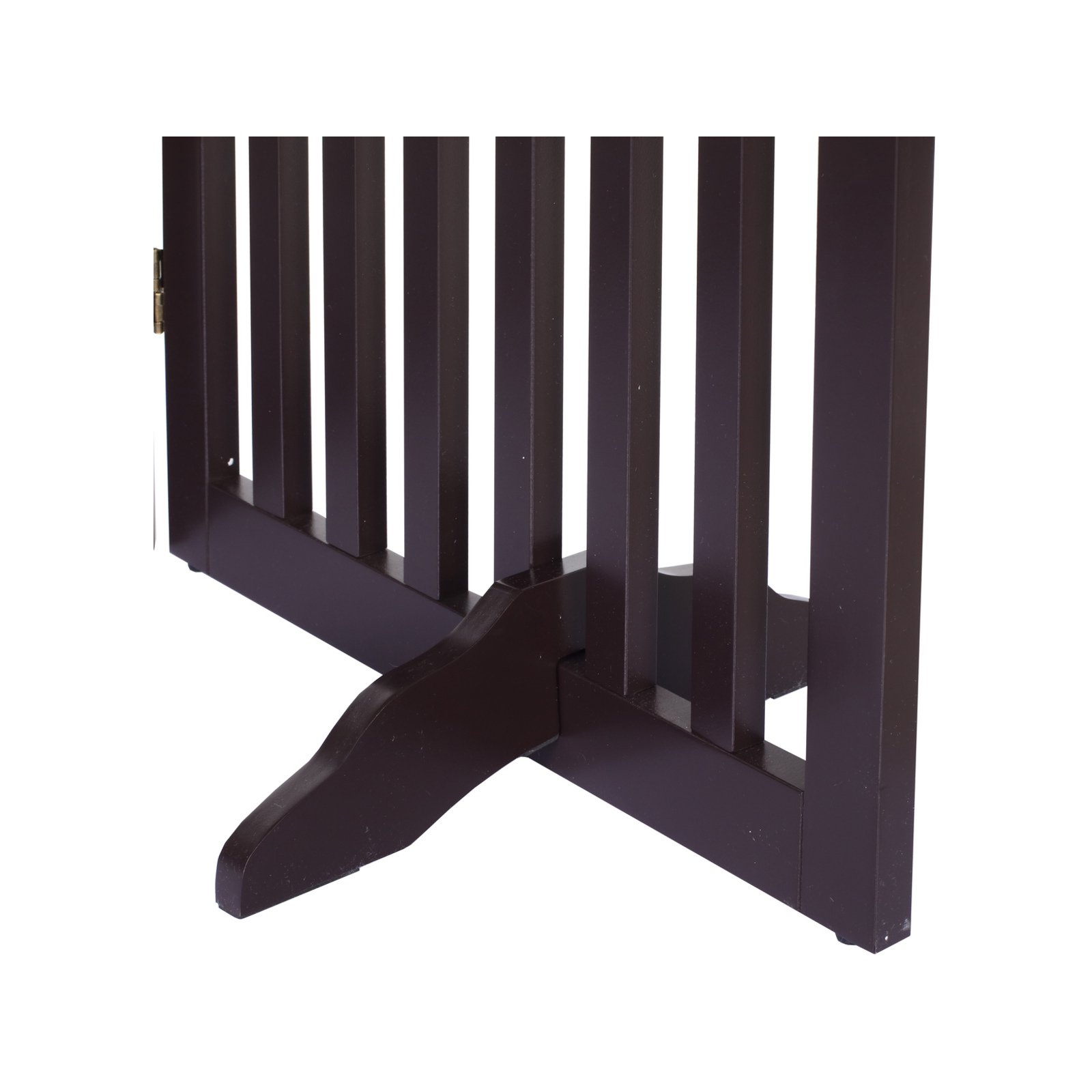 Charlie's Wooden 4 Panel Freestanding Dog Gate Brown Bunnings Australia