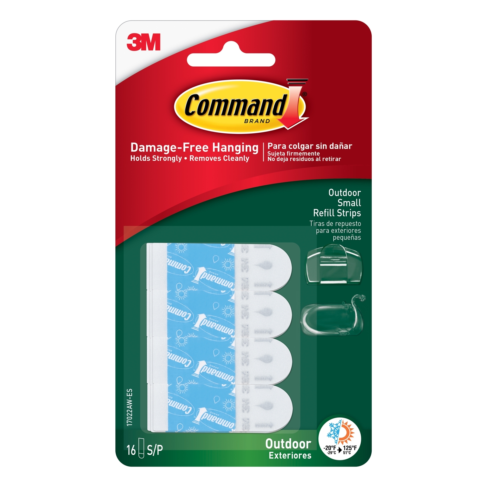 Command™ Small Outdoor Refill Foam Strips Bunnings New Zealand