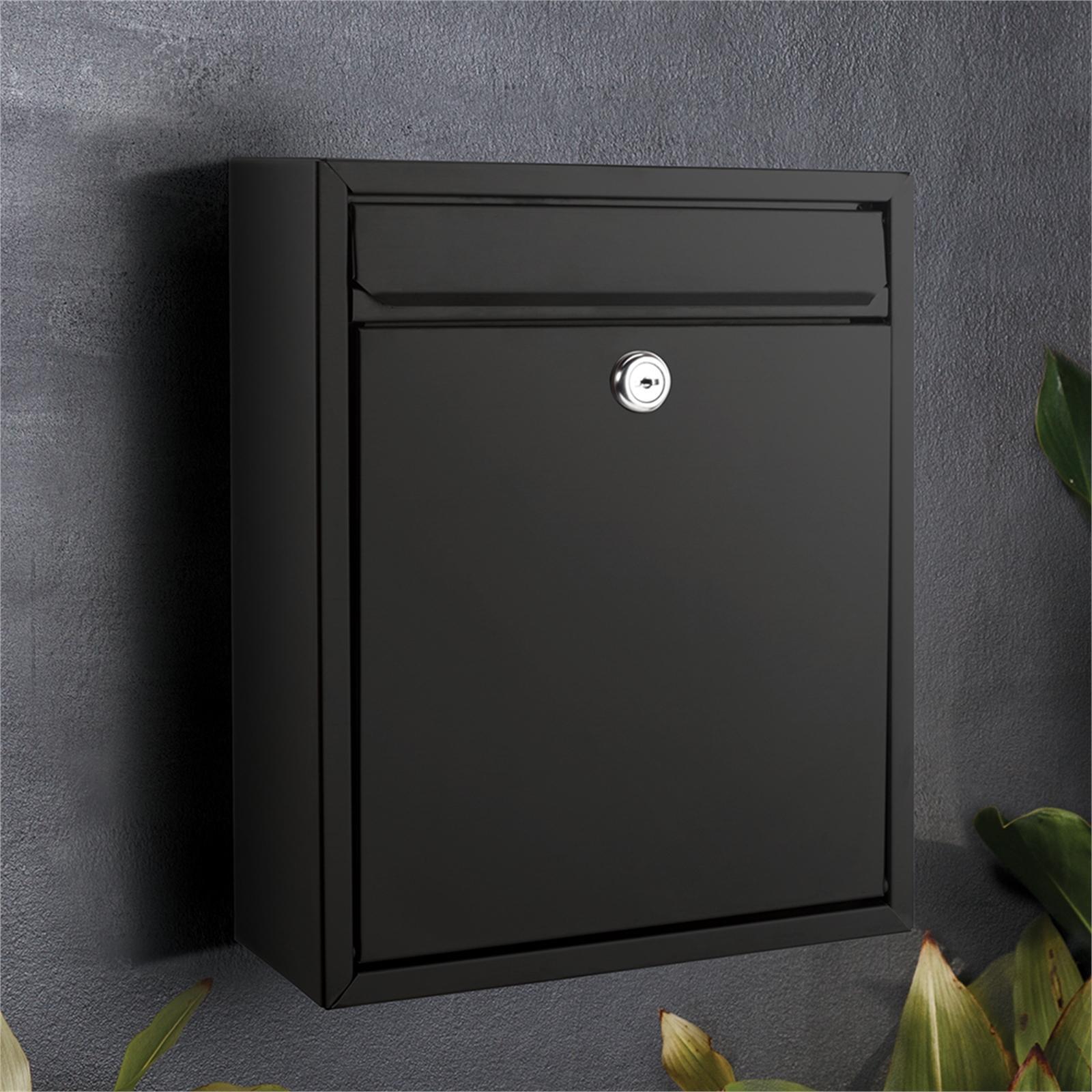Sandleford Black Napoli Wall Mount Letterbox Bunnings Australia