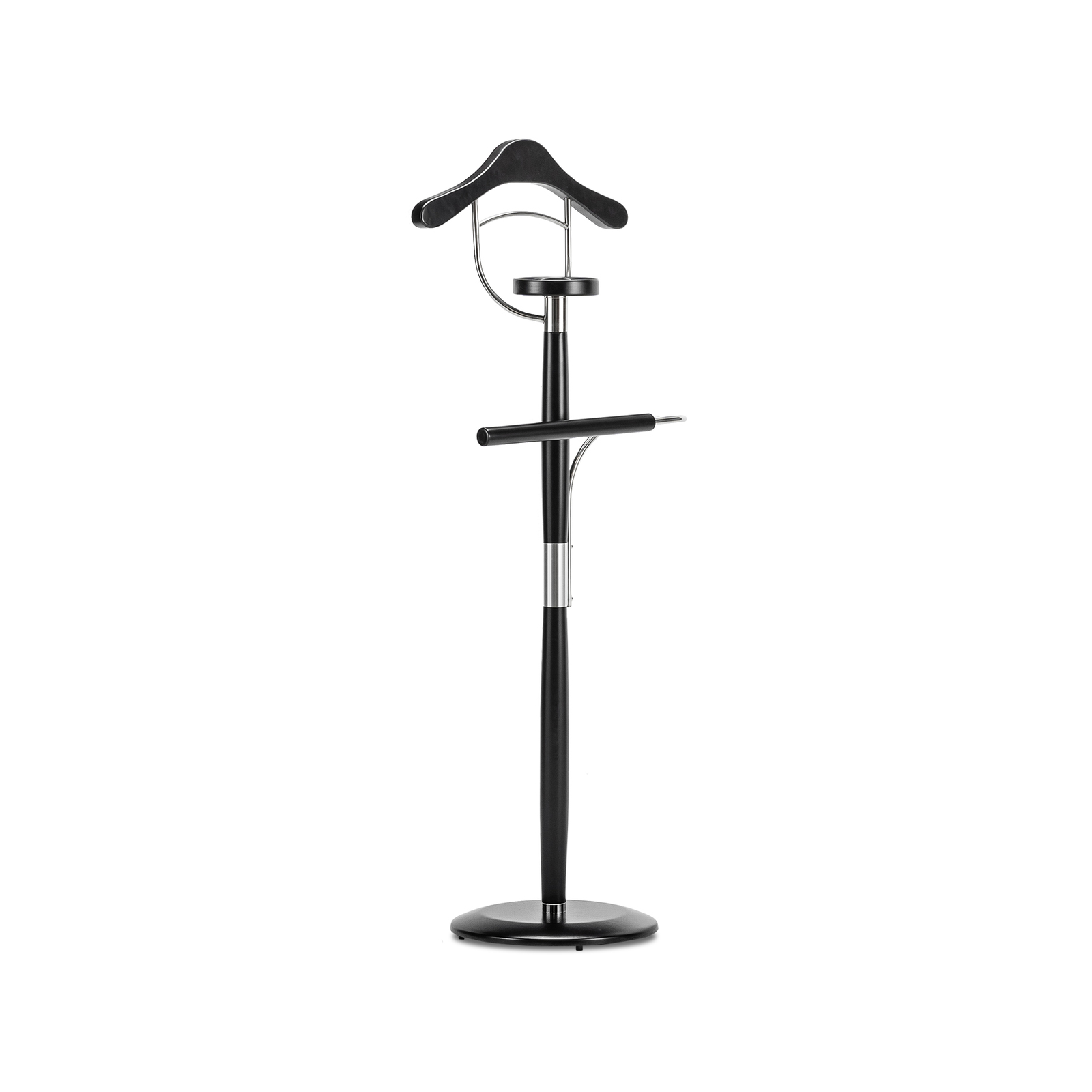 Vele Black Polished Timber Men's Valet Stand Bunnings Australia