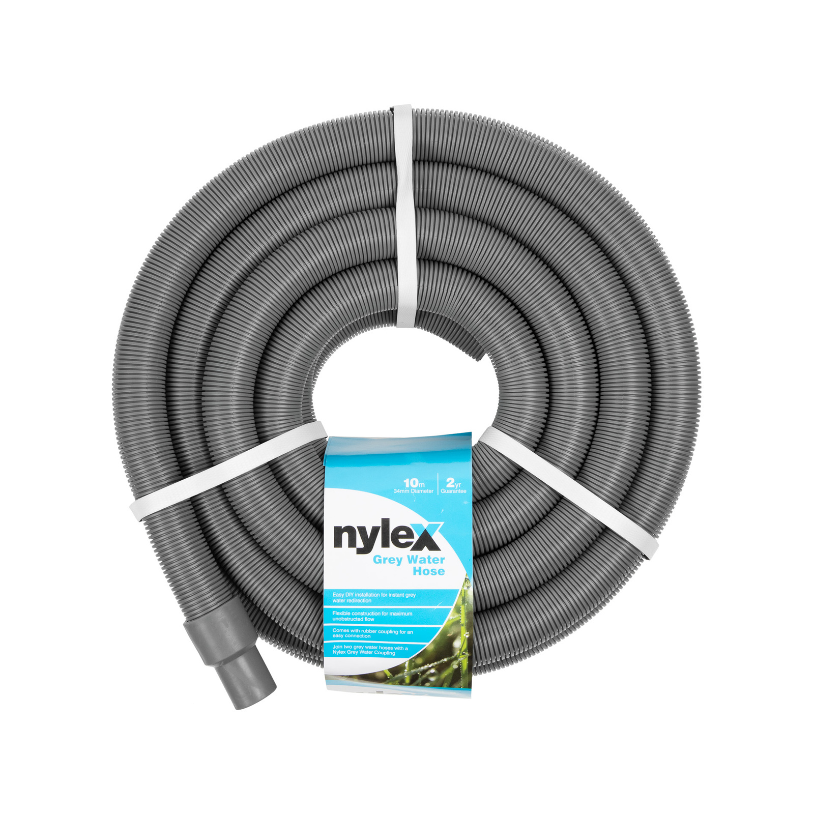 Nylex 34mm x 10m Grey Water Hose Bunnings Australia
