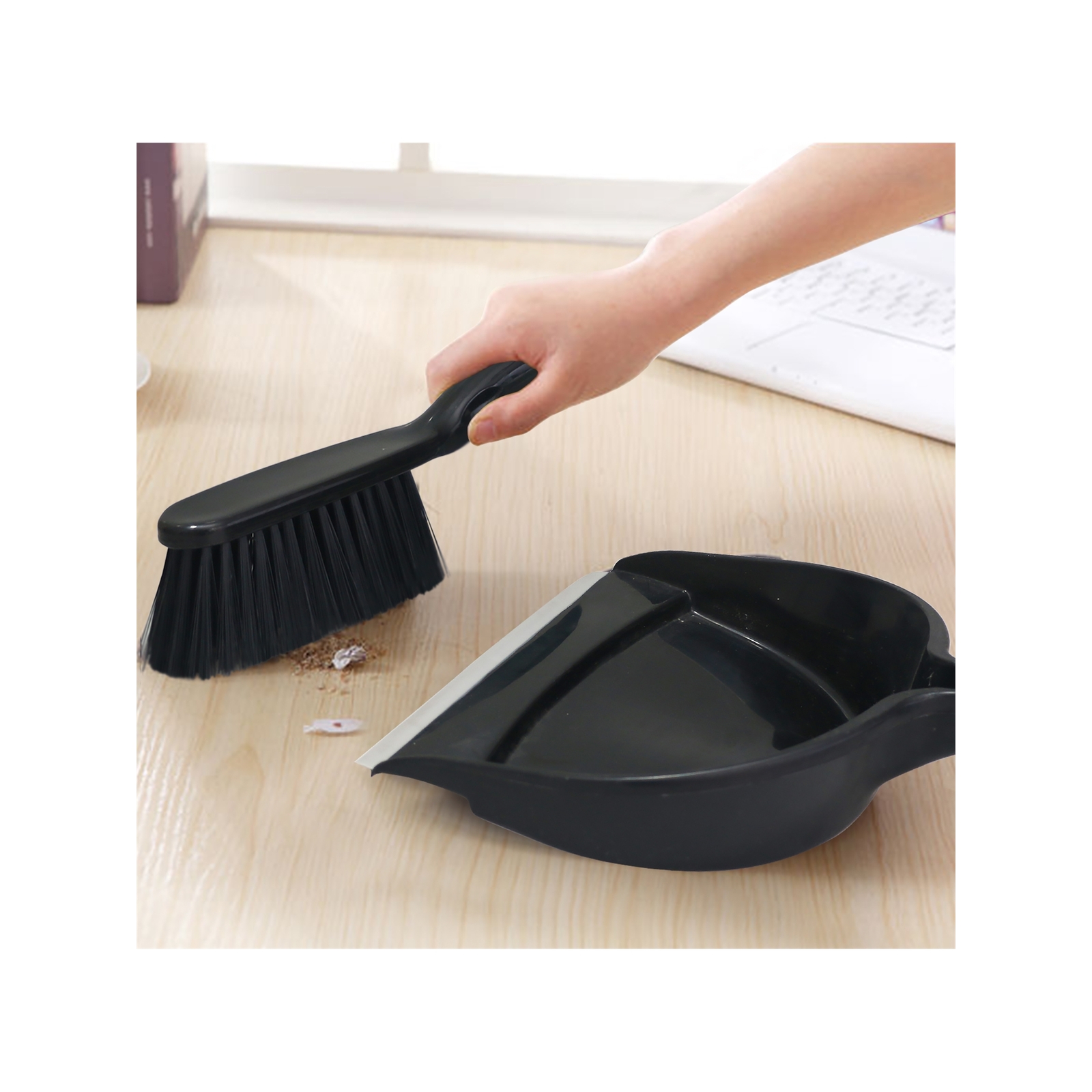 Black Dustpan And Brush Set Bunnings Australia