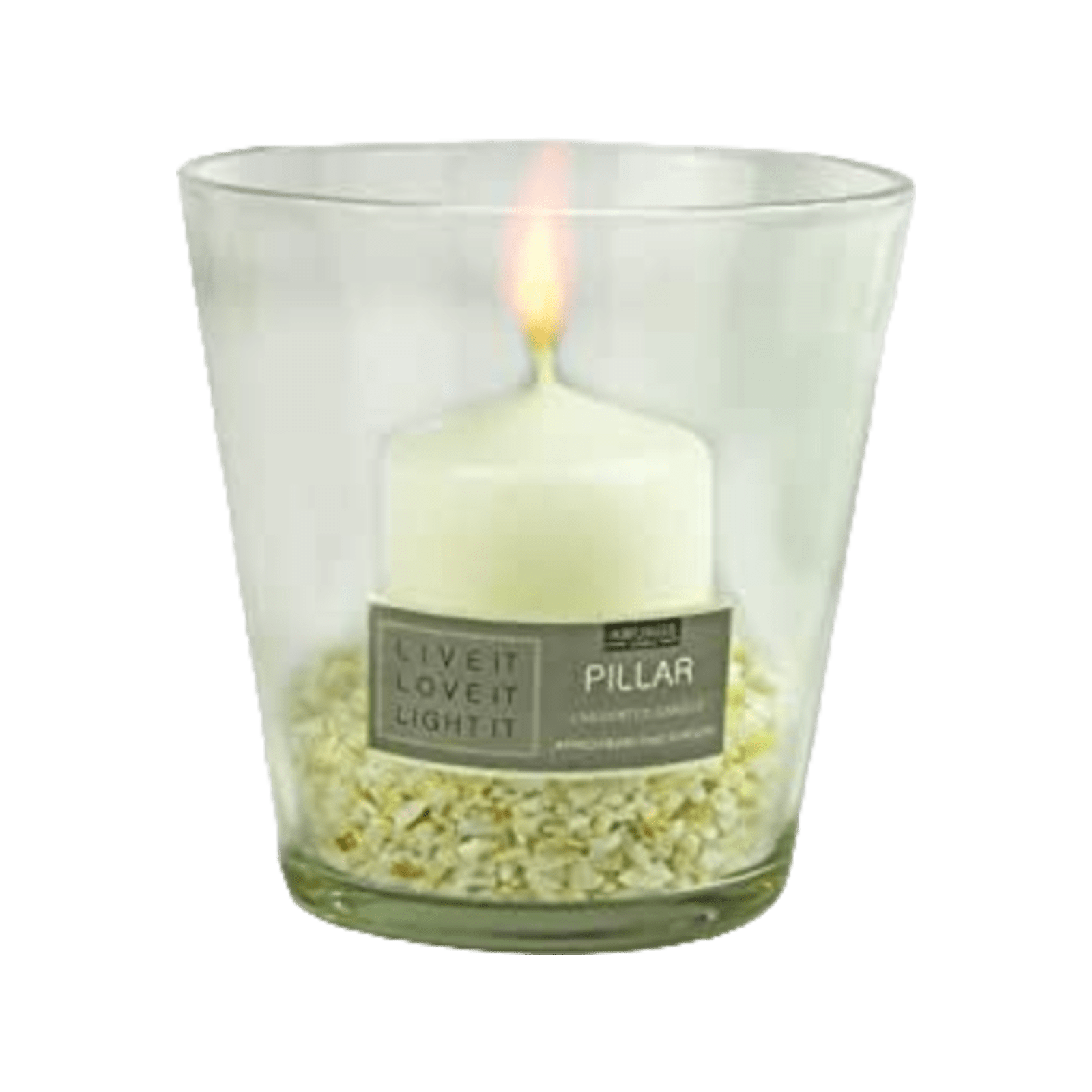 A&C Pillar Candle with Jar and Sand Bunnings Australia