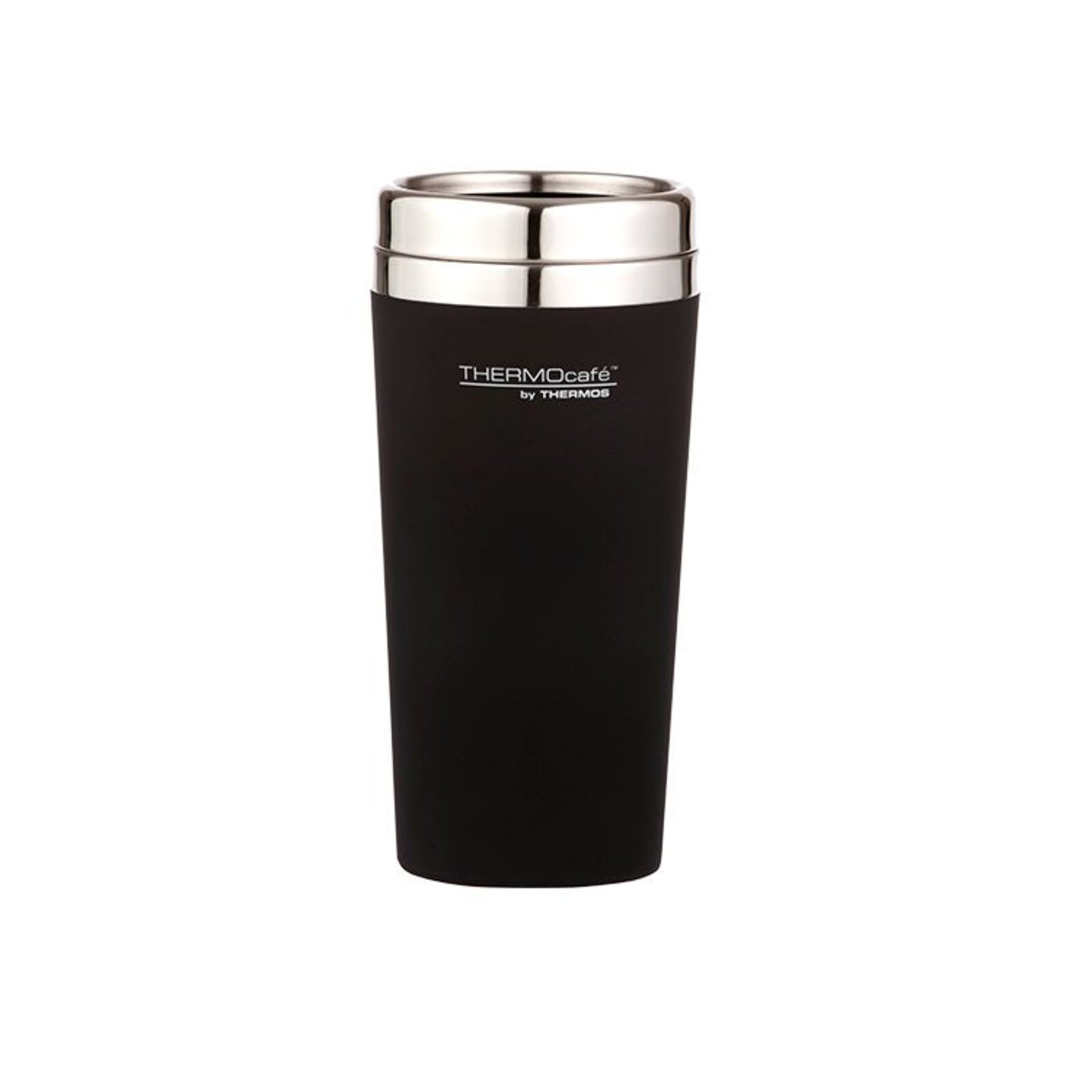Thermos Soft Touch Travel Mug 420ml Matte Black Bunnings Australia