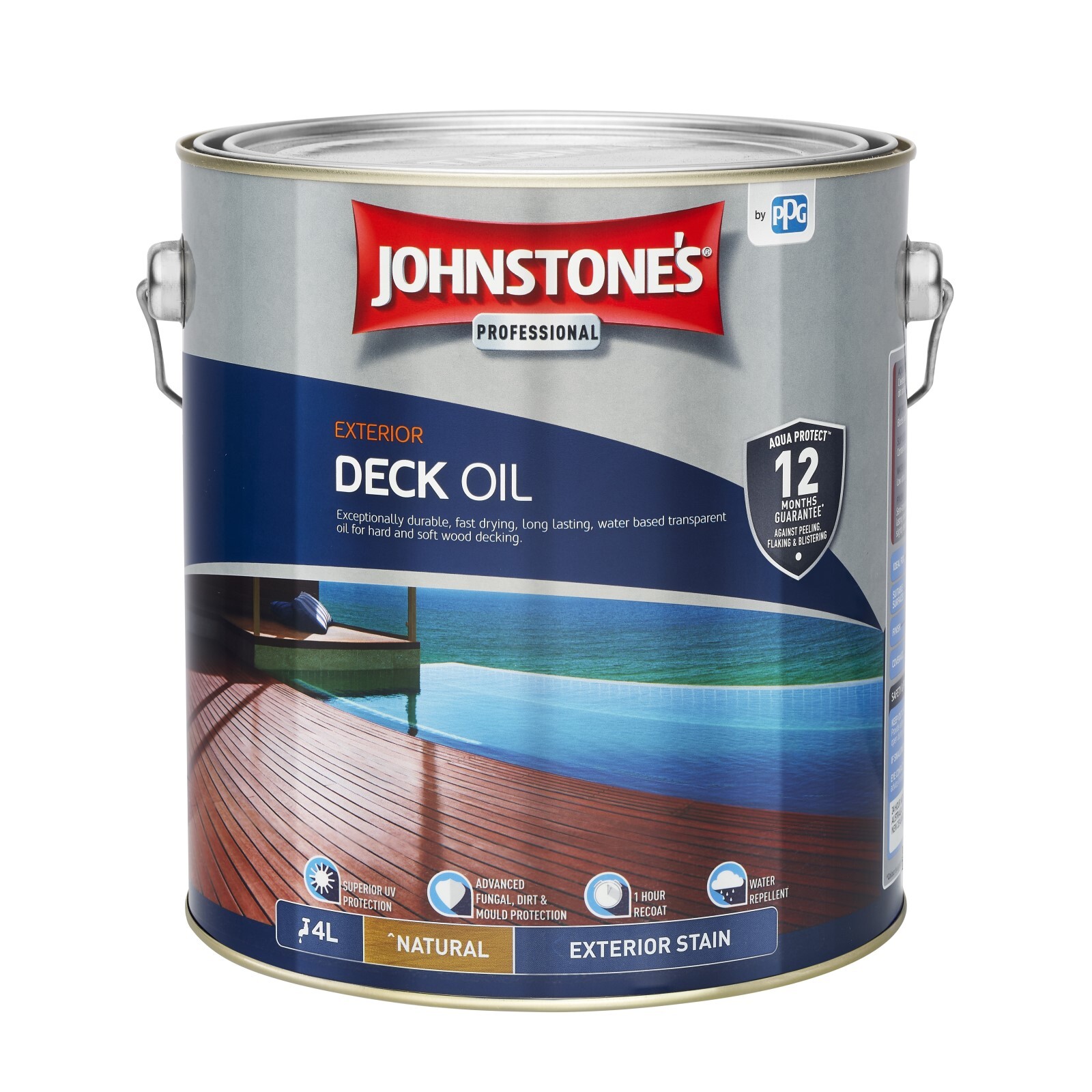 Johnstone's 4L Natural Decking Oil Bunnings Australia