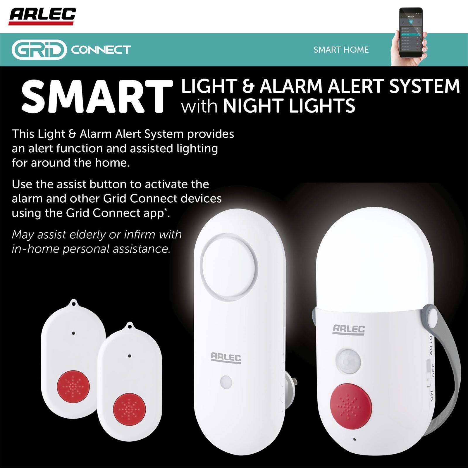 Arlec Grid Connect Smart Bedside Assist Light Kit Bunnings Australia