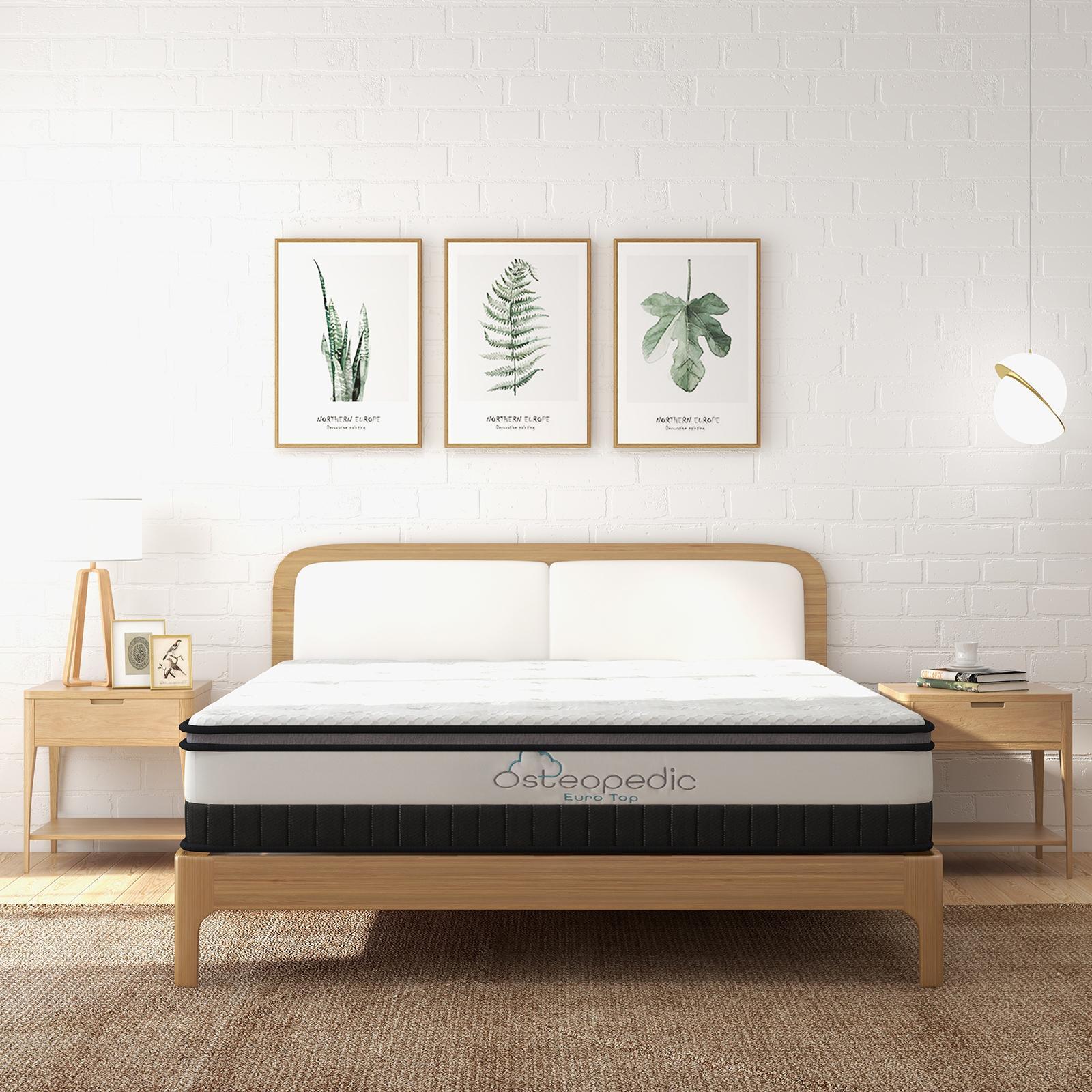 Osteopedic Euro Top Mattress Pocket Spring Medium EuroTop Hybrid Design