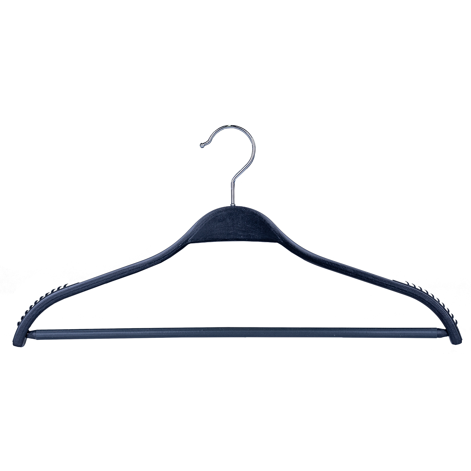 Sunfresh 4PK Wooden Clothes Hanger Black Bunnings Australia