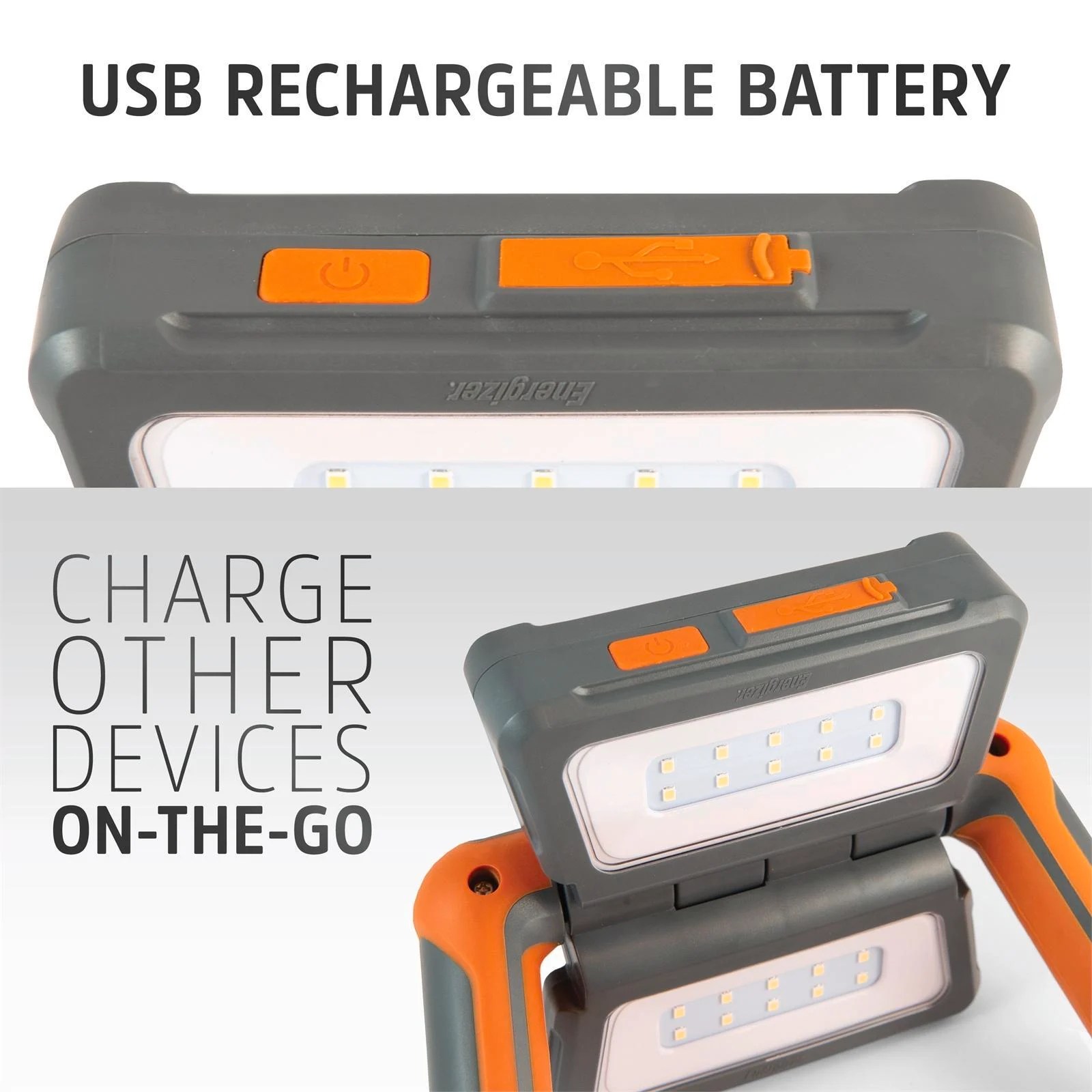 Energizer 1100 Lumen Hard Case Pro Panel Rechargeable Work Light Torch Bunnings Australia