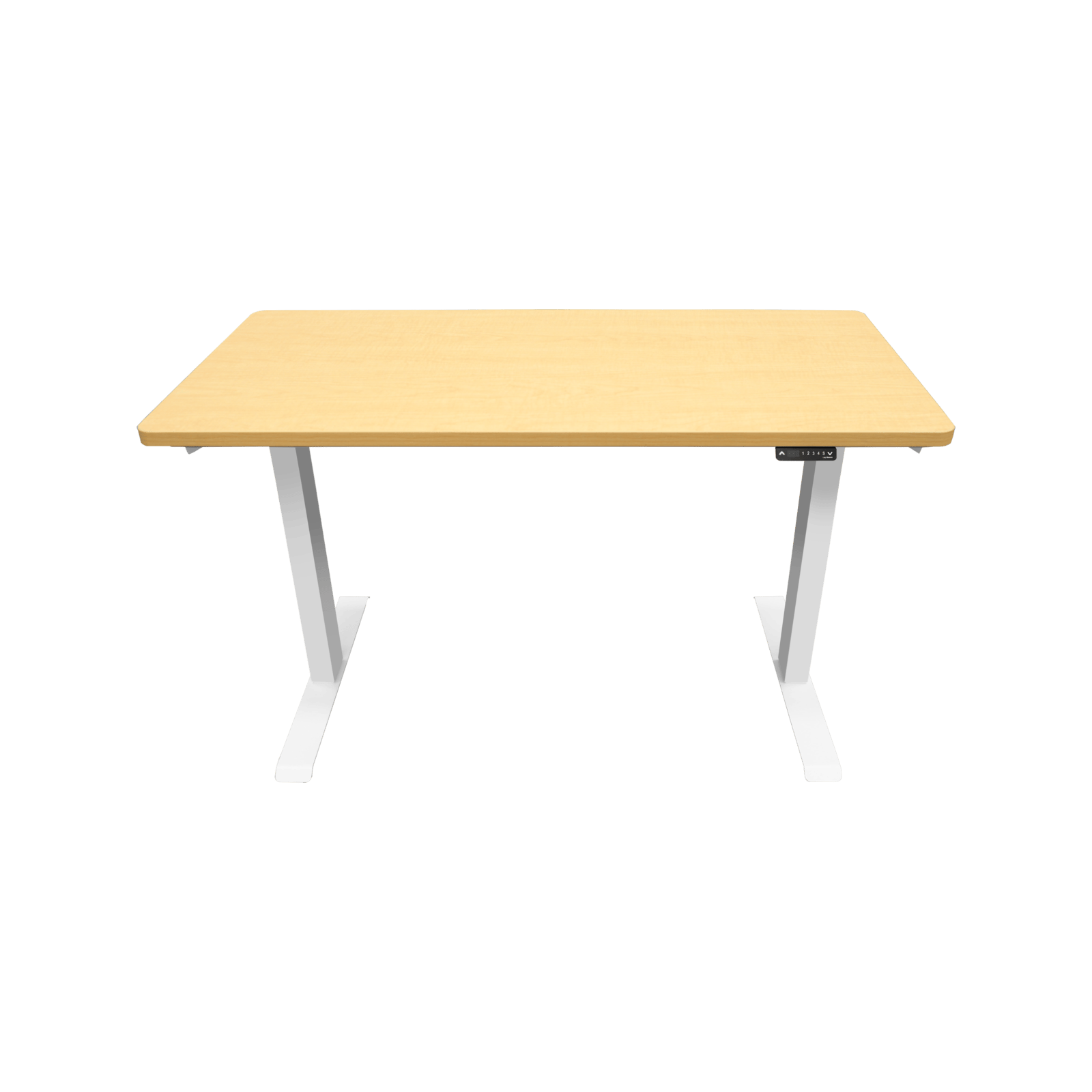 Lazy Maisons 80KG 120 x 60 cm Sit Stand White Frame Fusion Maple