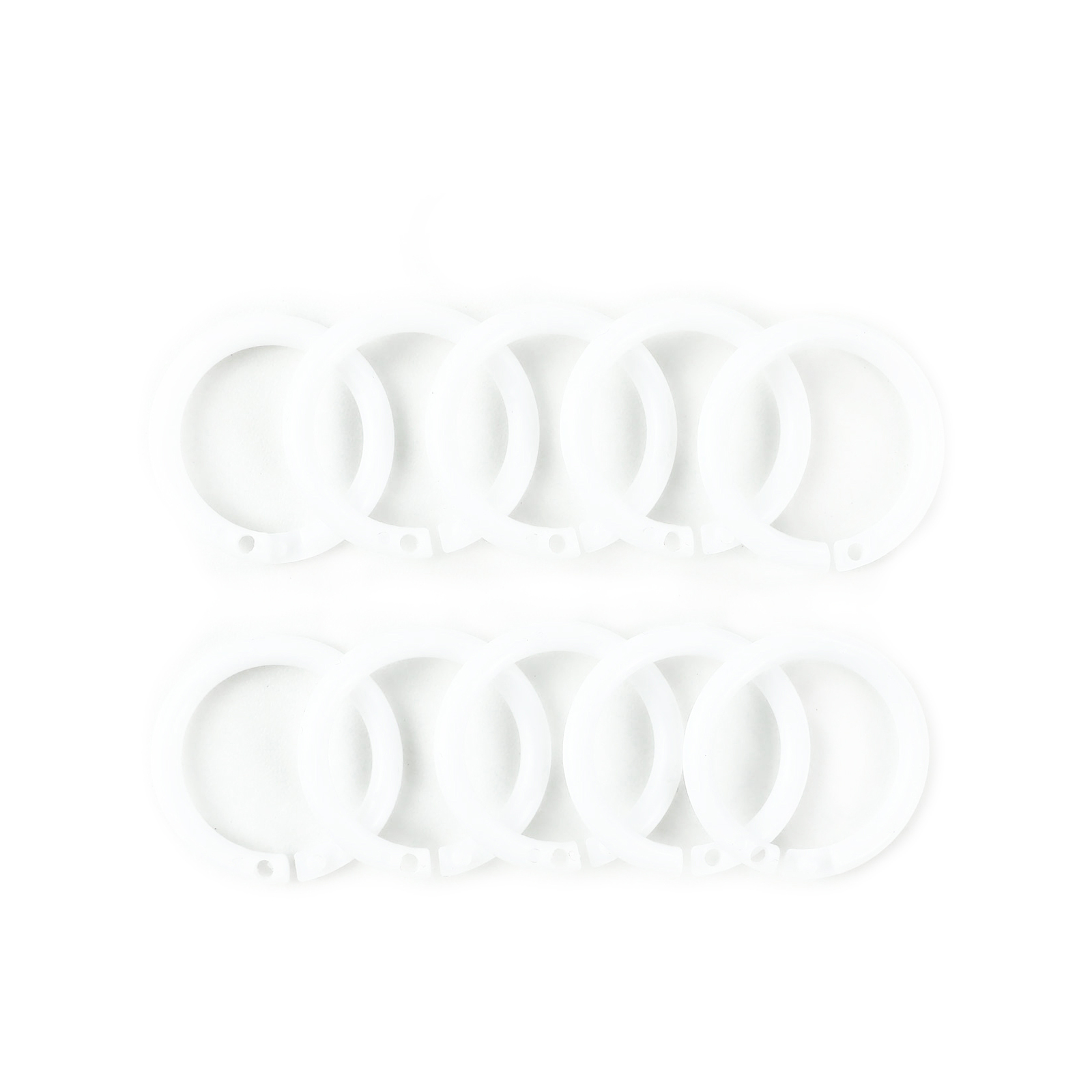 Windoware 25mm White Curtain Rod Rings 10 Pack Bunnings Australia