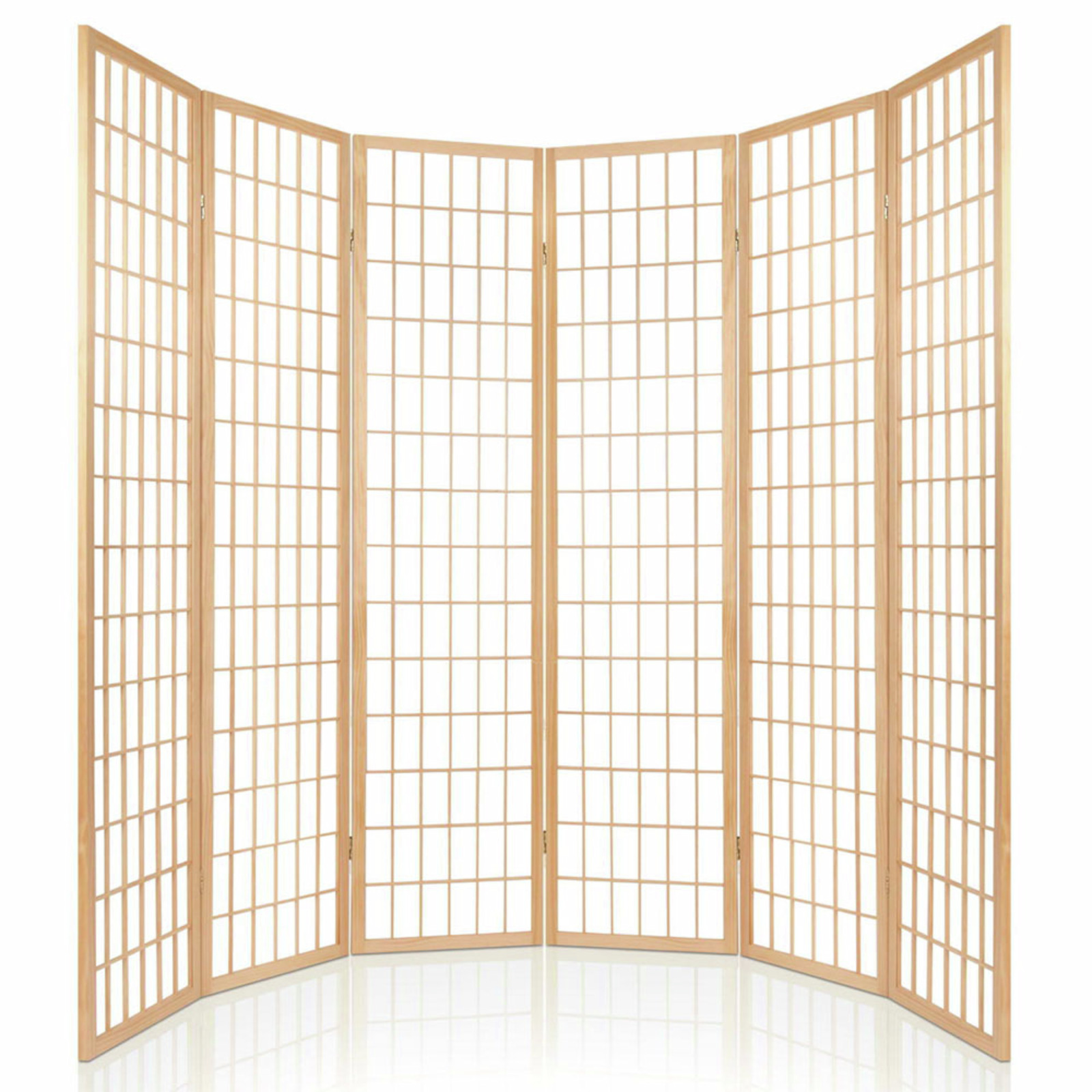 Artiss 6 Room Divider Screen Solid Wood Timber Dividers Panel Fold