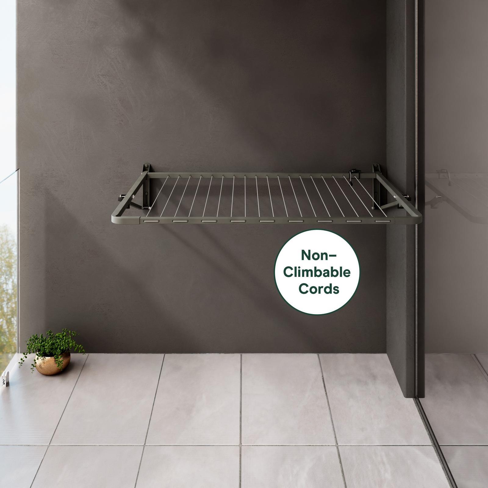 Austral 14.8m Woodland Grey Balcony Line Fold Down Clothesline