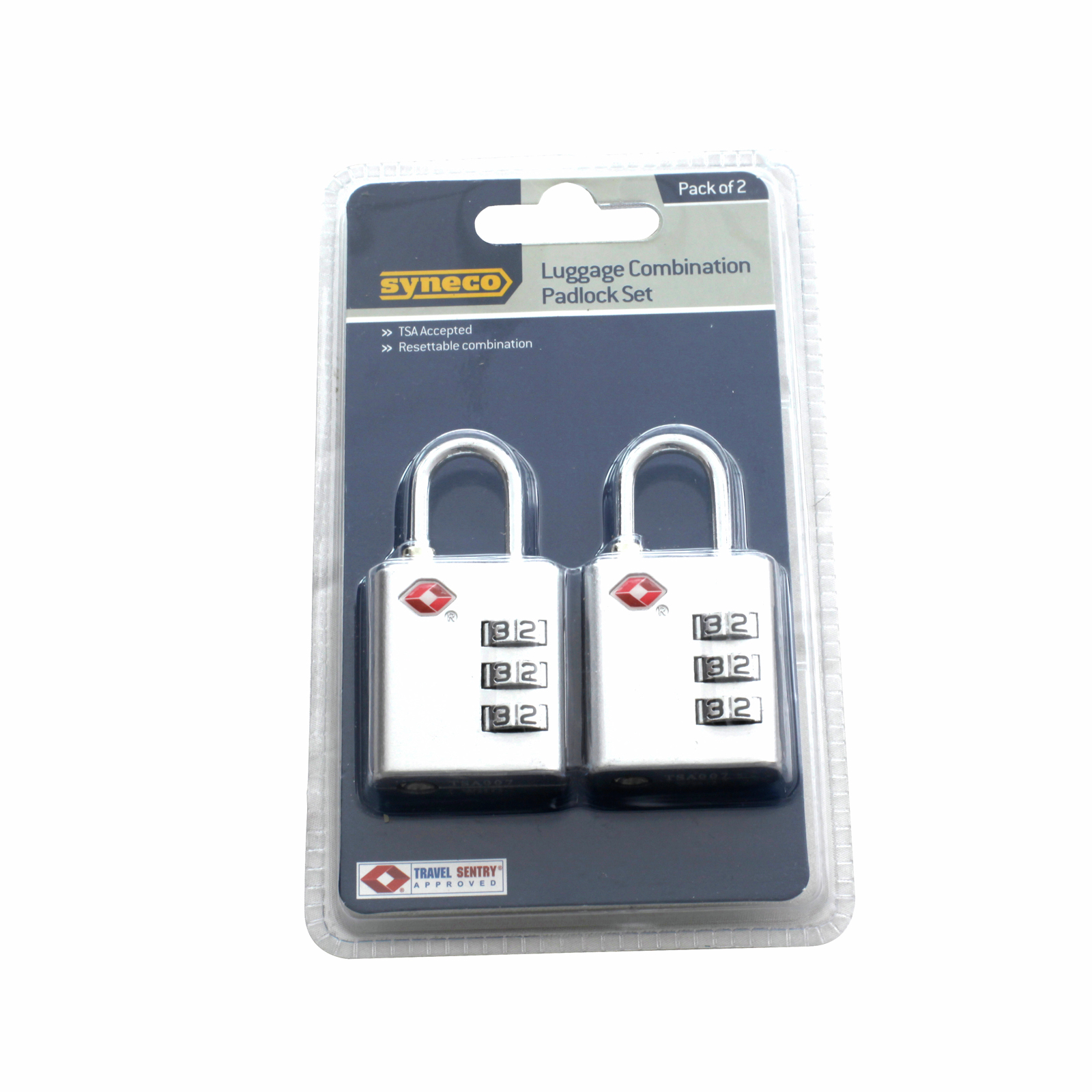 Syneco Luggage Combination Padlock Set 2 Pack Bunnings New Zealand