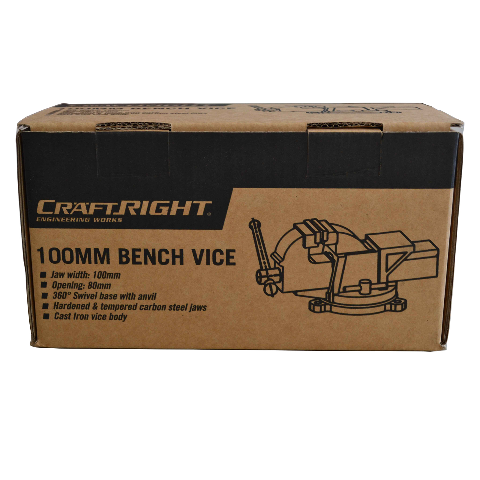Craftright 100mm Bench Vice With Swivel Bunnings Australia