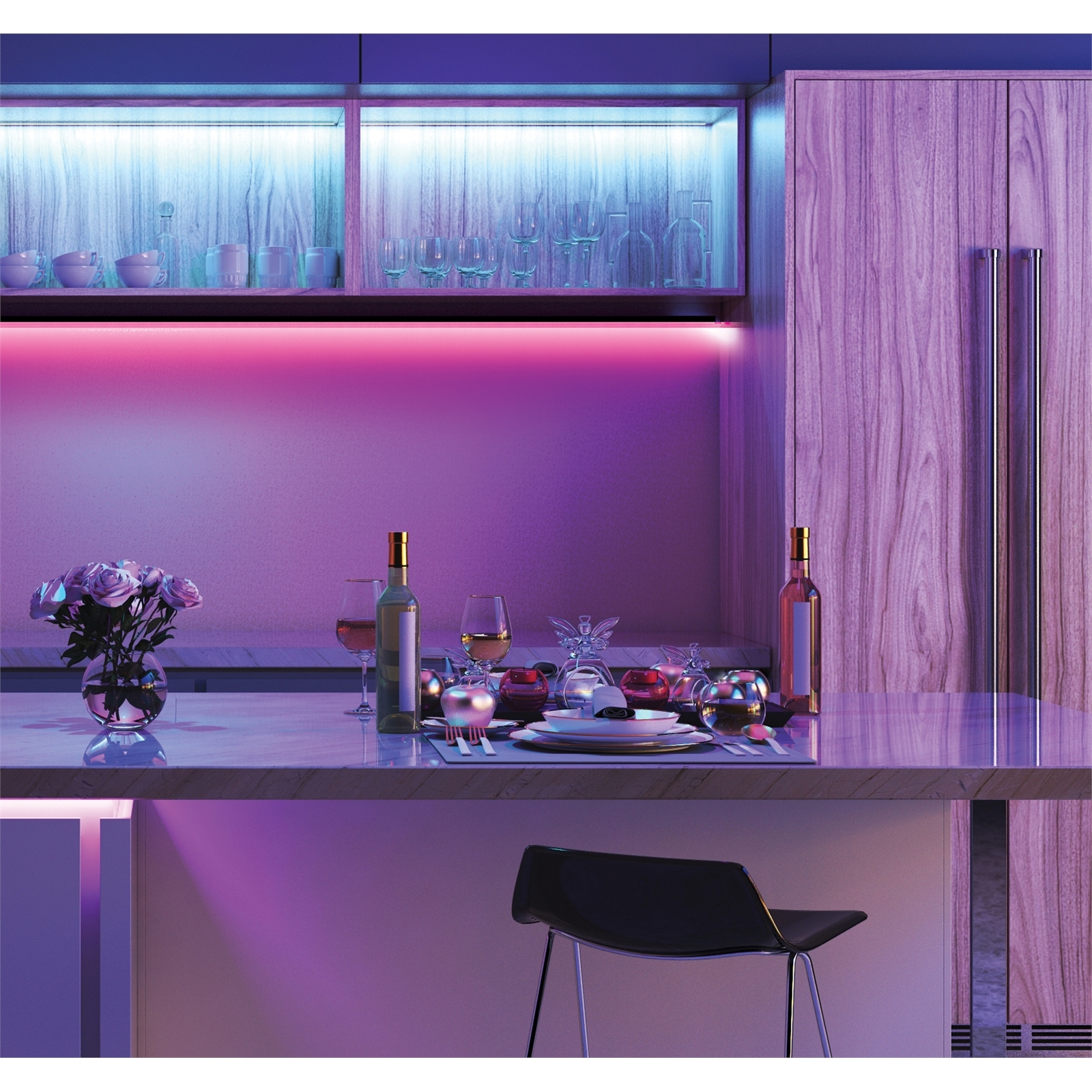 Mirabella 2m Genio Smart Strip Light 2 Pack Bunnings Australia