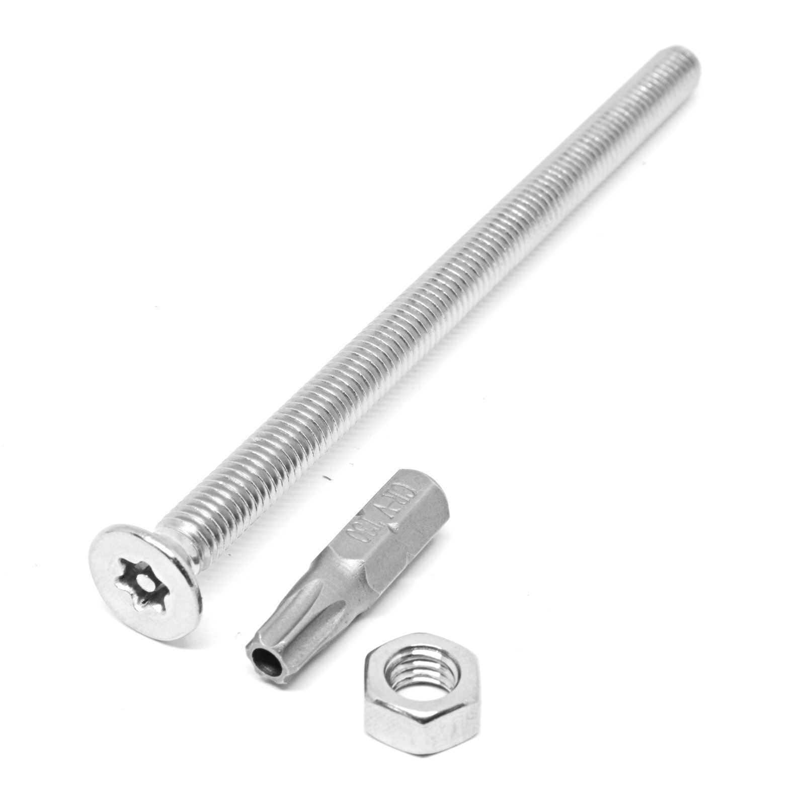 Pinnacle M6 x 100mm Stainless Steel Security Bolts 4 Pack Bunnings