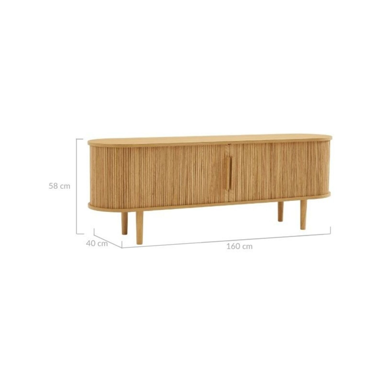 Kate Column TV Stand in Natural 160cm Bunnings Australia