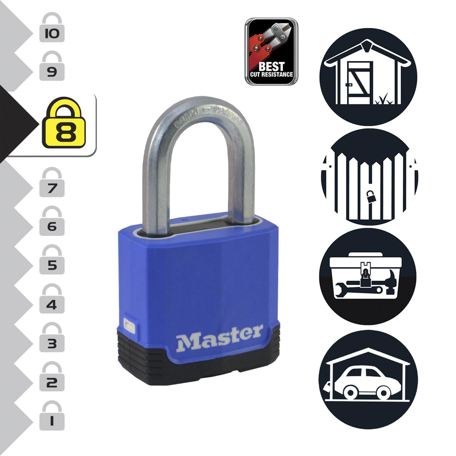 Master Lock 50mm Excell Covered Padlock Bunnings Australia