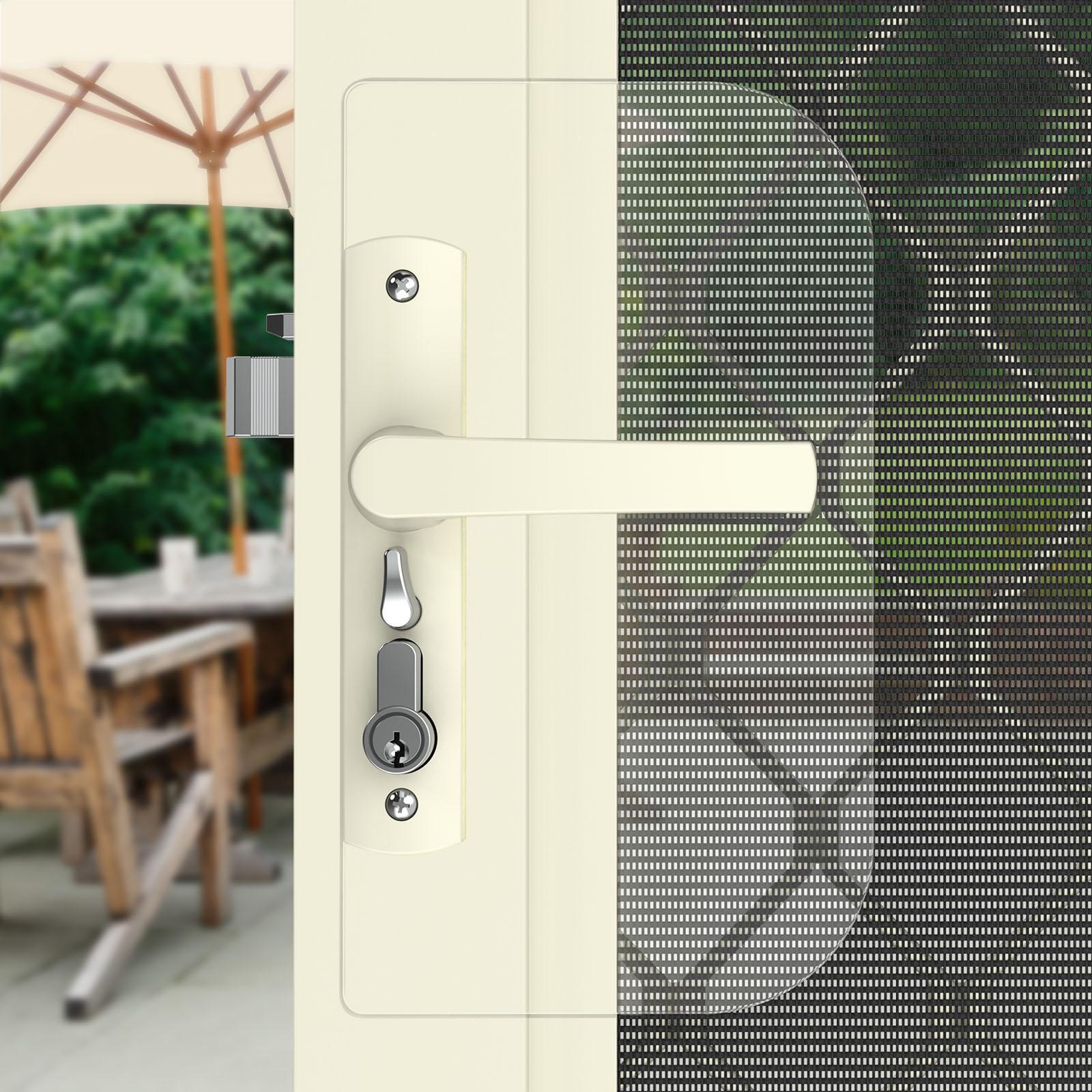 Rolltrak Primrose Keyed Hinged Screen Door Lock Bunnings Australia