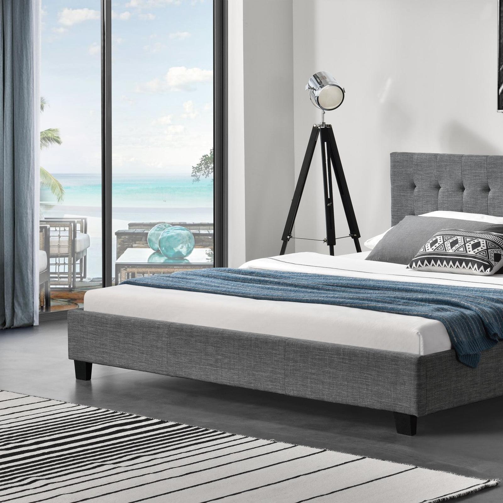 Grayson Bed Frame & HYBRID MAX Mattress Bundle King