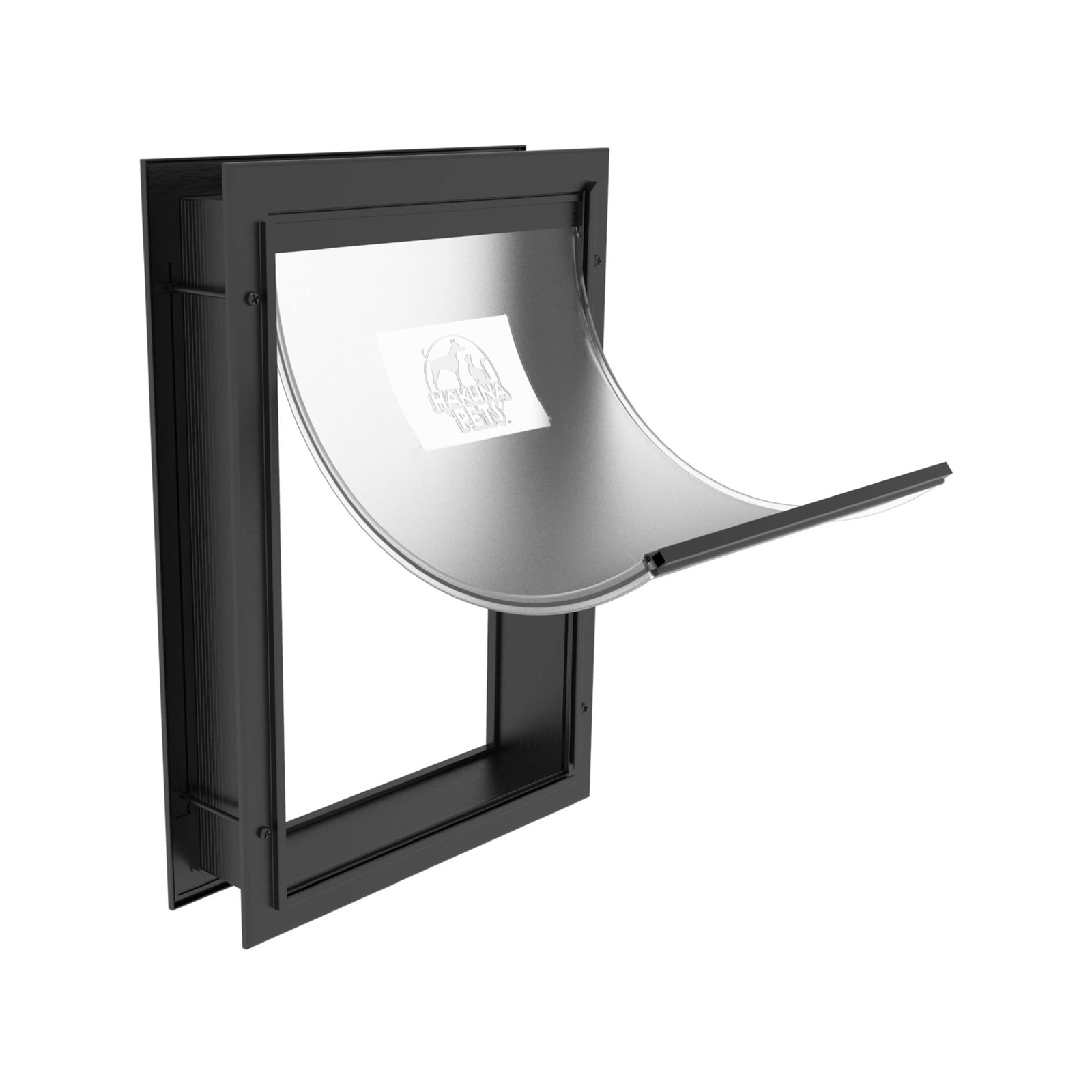 Hakuna Pets Medium Black Deluxe Aluminium Pet Door Bunnings Australia