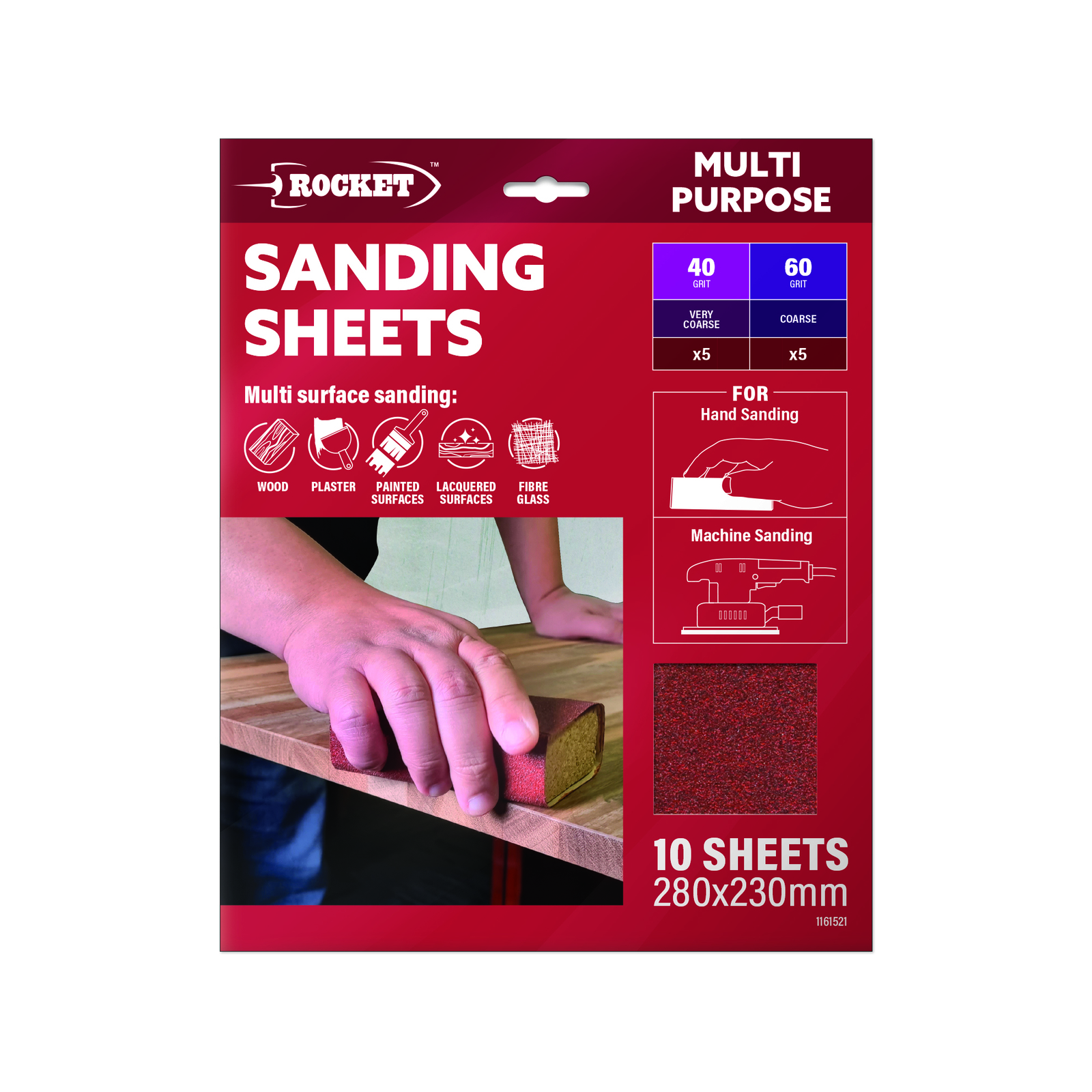 Rocket Standard Sanding Sheets 10 Pack Bunnings Australia