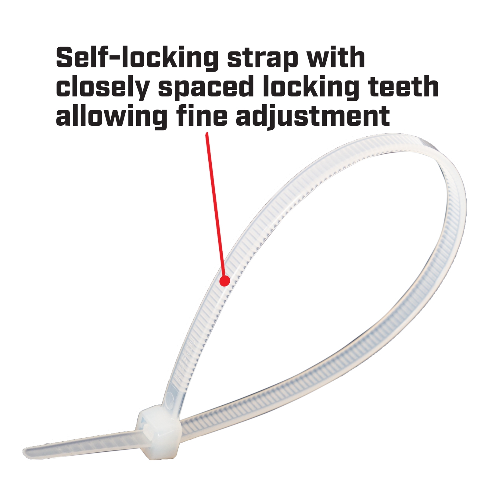 CRESCENT 100 Pk. 370mm x 4.8mm Natural Cable Ties Bunnings Australia