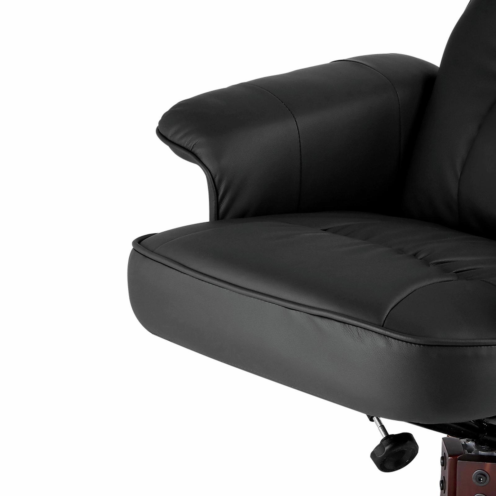 Artiss Black Desk Chair With Ottoman Bunnings Australia