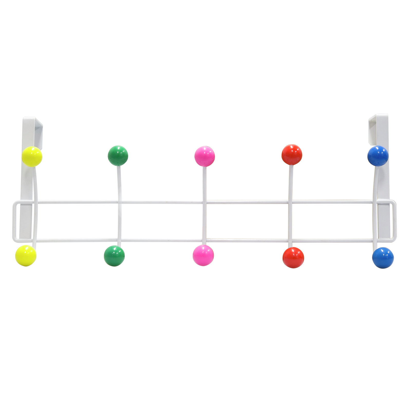 MODE Over Door 5 Multicoloured Hooks Bunnings Australia