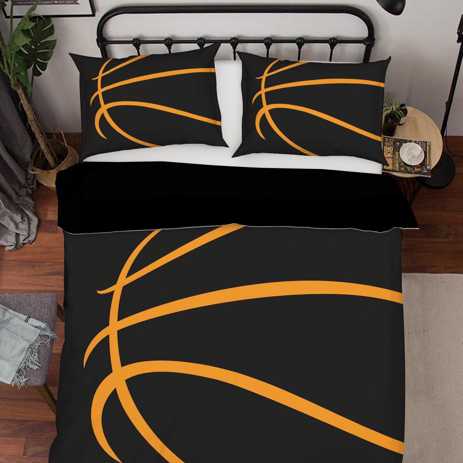 3D Sport Basketball Quilt Cover Set Bedding Set Duvet Cover Pillowcases
