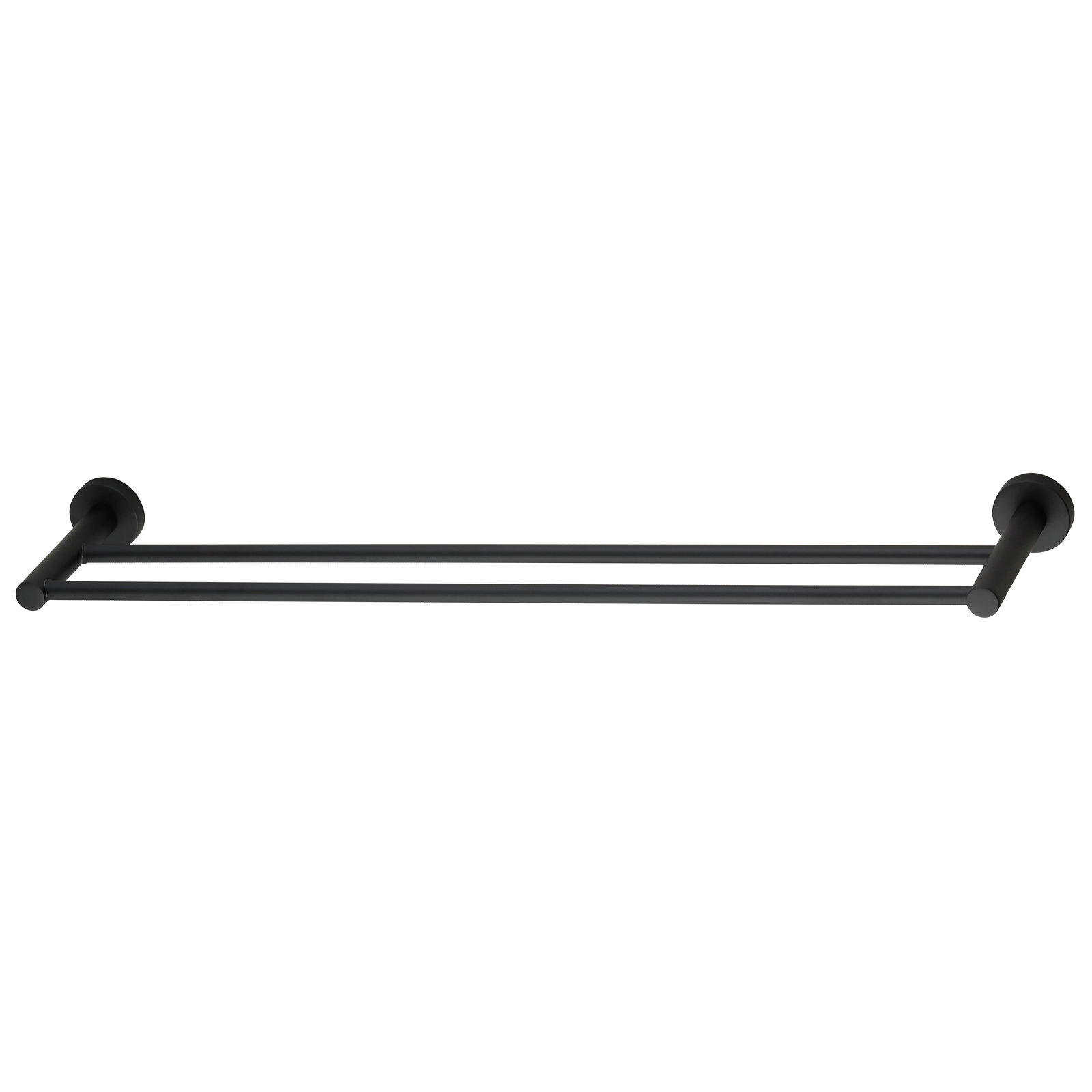 Mondella 620mm Matte Black Resonance Double Towel Rail Bunnings New