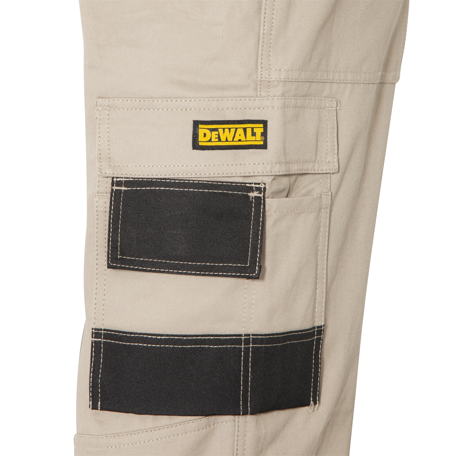 DEWALT Khaki Pro Stretch Extreme Comfort Workwear Trousers 32 Khaki