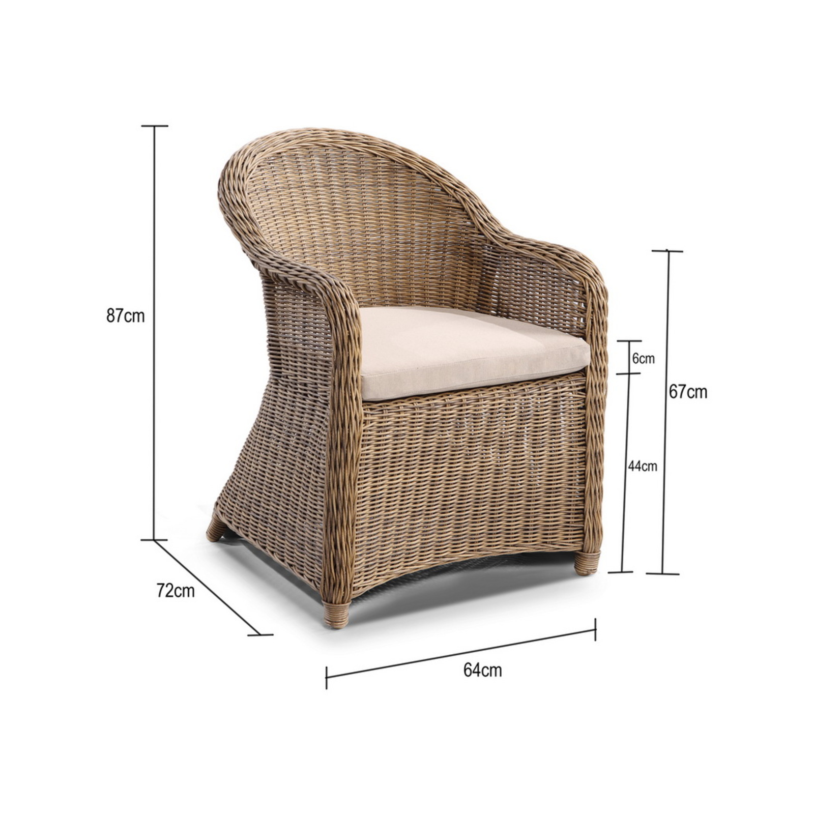 Plantation 8 Seater Outdoor Wicker Round Patio Dining Table And Chairs Setting Bunnings Australia