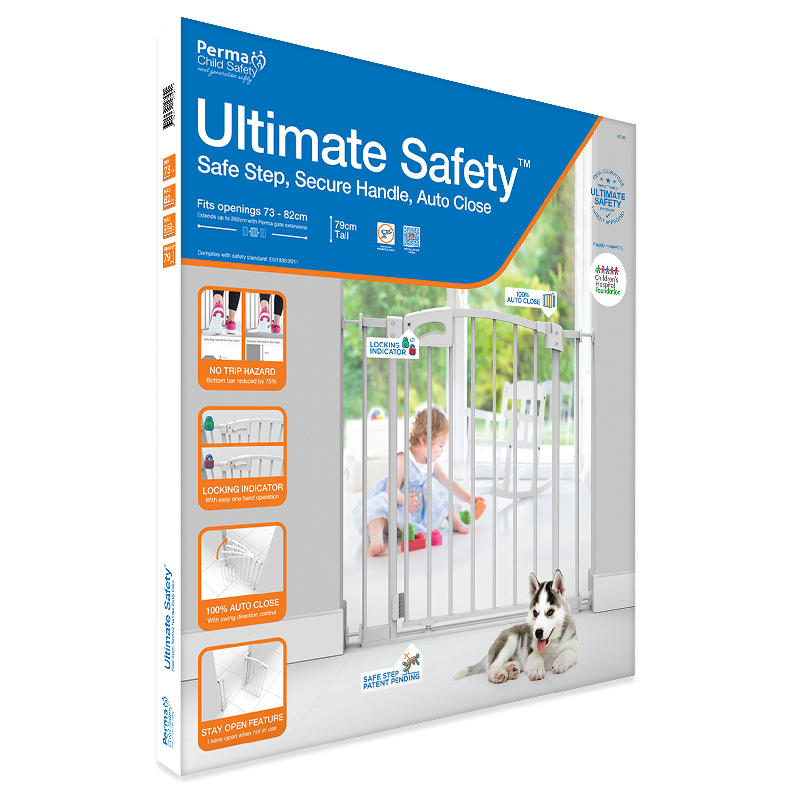 Perma Child Safety White Ultimate Safety Gate Bunnings Australia