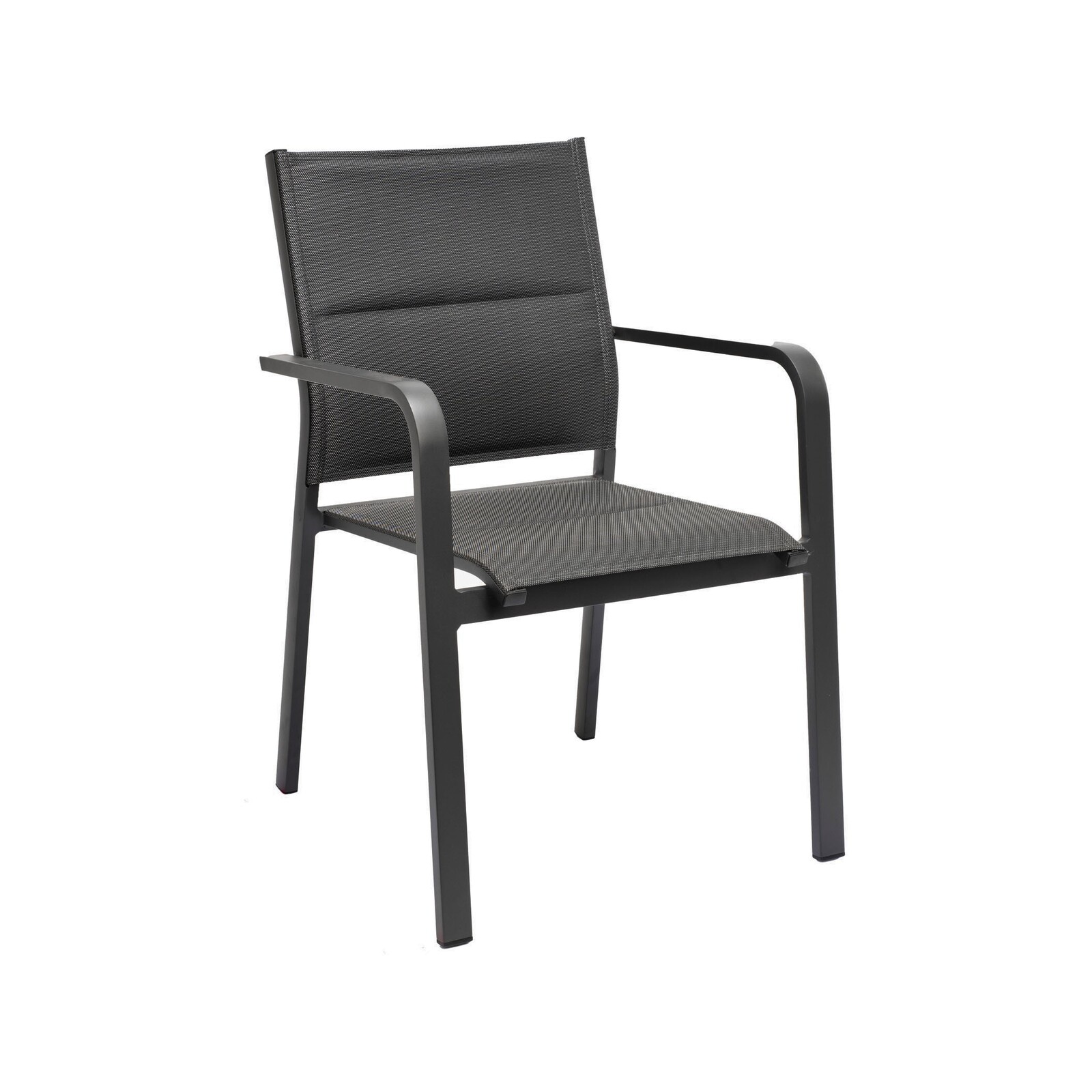 Mimosa Charcoal Solaris Padded Sling Dining Chair Bunnings Australia