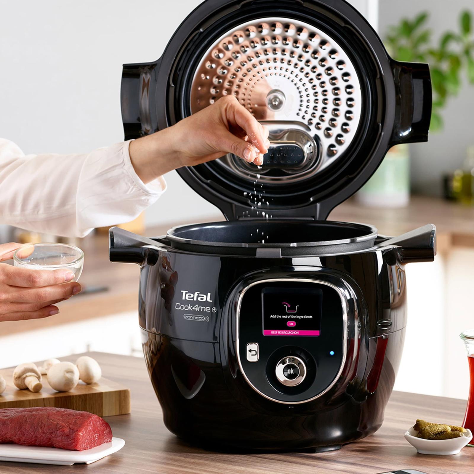 Tefal Cook4Me + Connect Multi Cooker Black Bunnings Australia