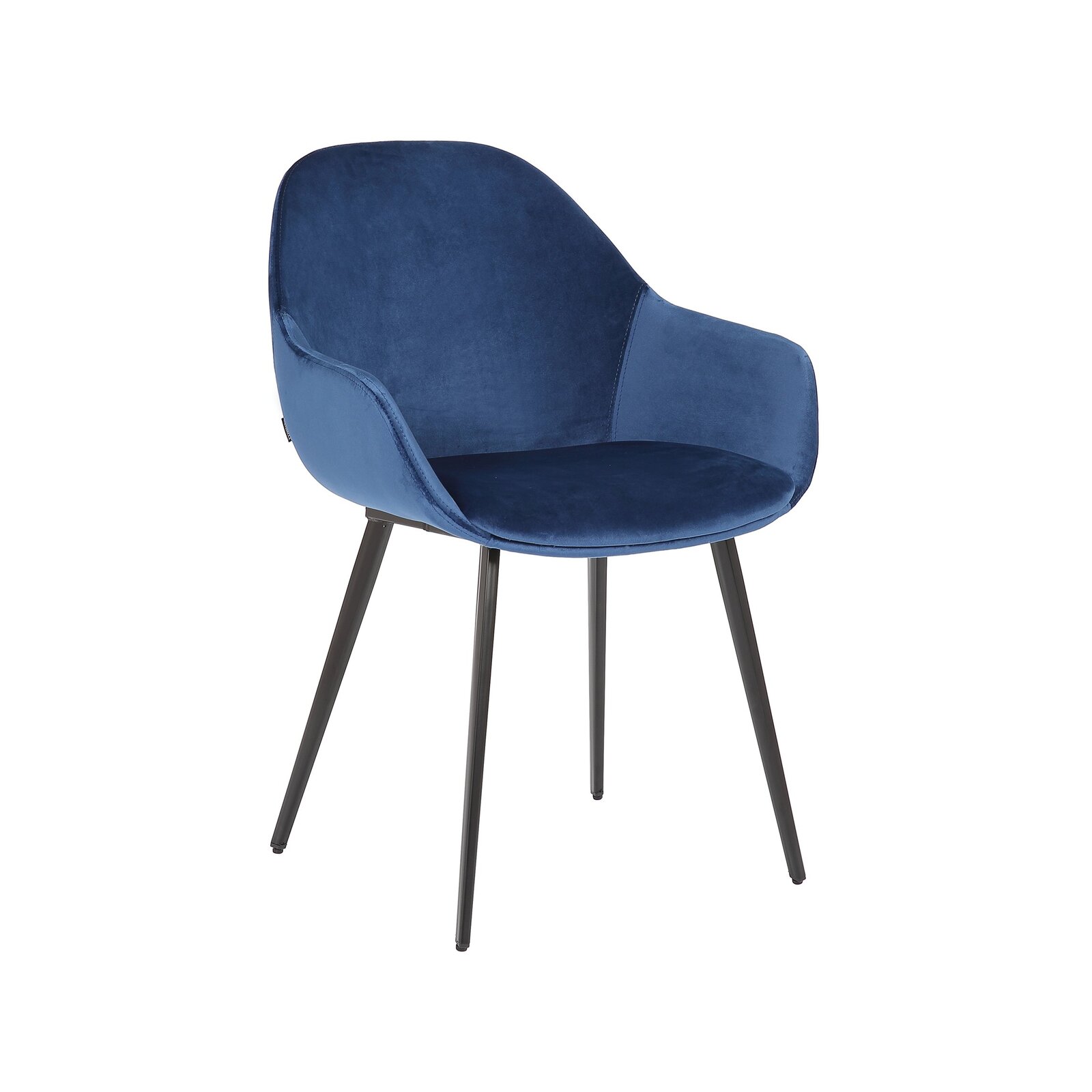 Simplife Set of 2 Fido Royal Blue Velvet Dining Chair Bunnings Australia