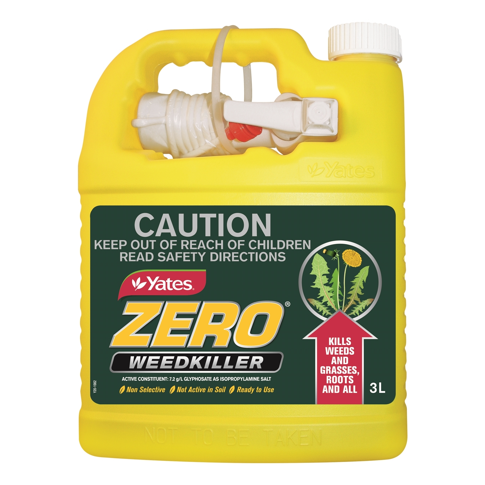 Yates 3L Ready To Use Zero Weed Killer Big Gun Bunnings Australia