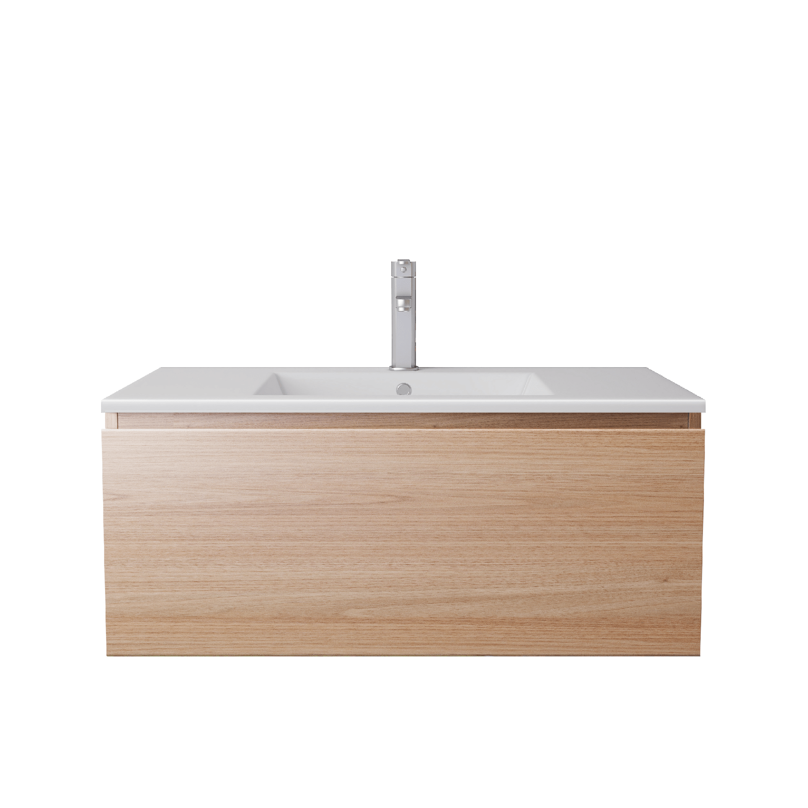 New England Joinery 900mm Slim Vanity With Alpha Top Bunnings