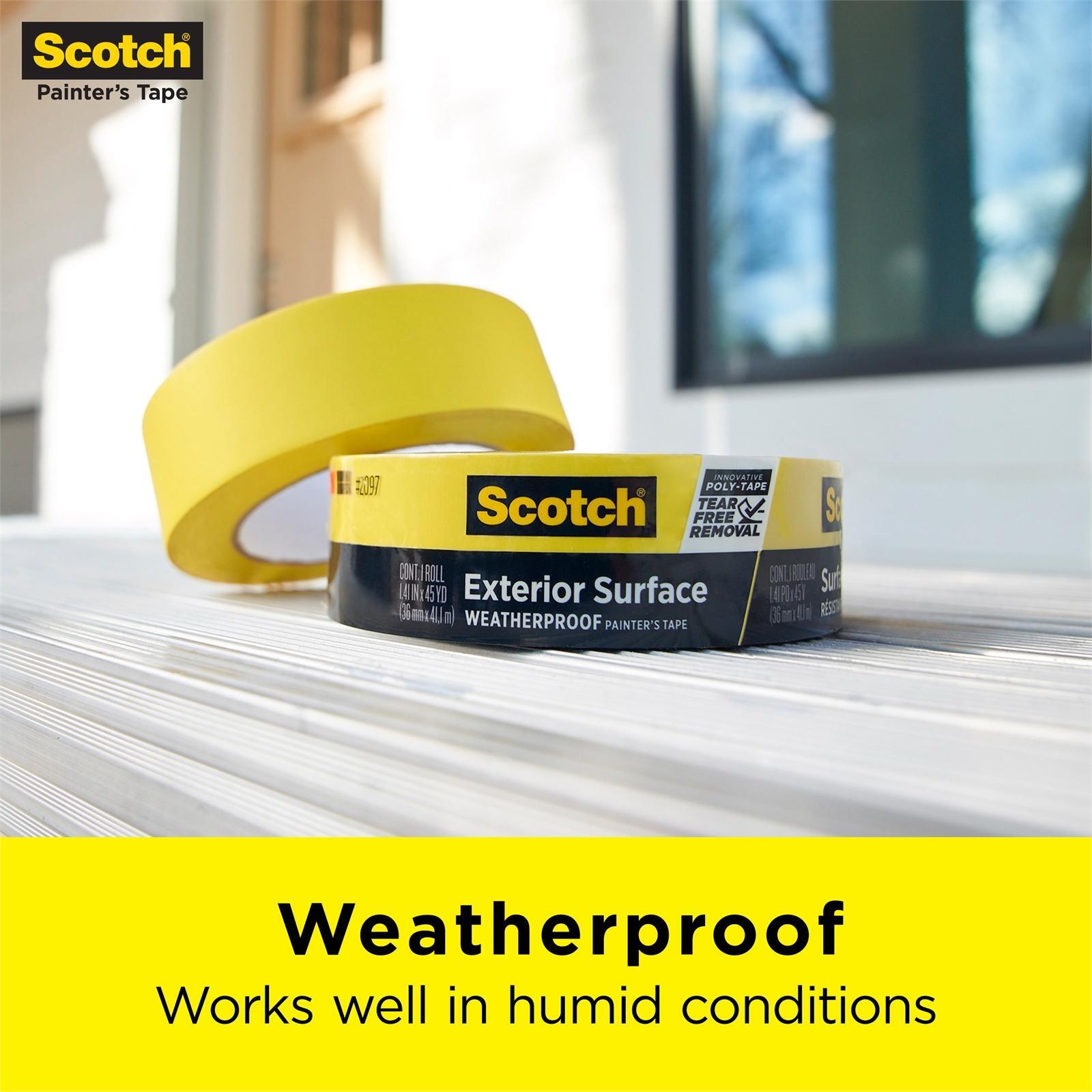 Scotch 36mm x 41m Exterior Surface Weatherproof Painter’s Masking Poly