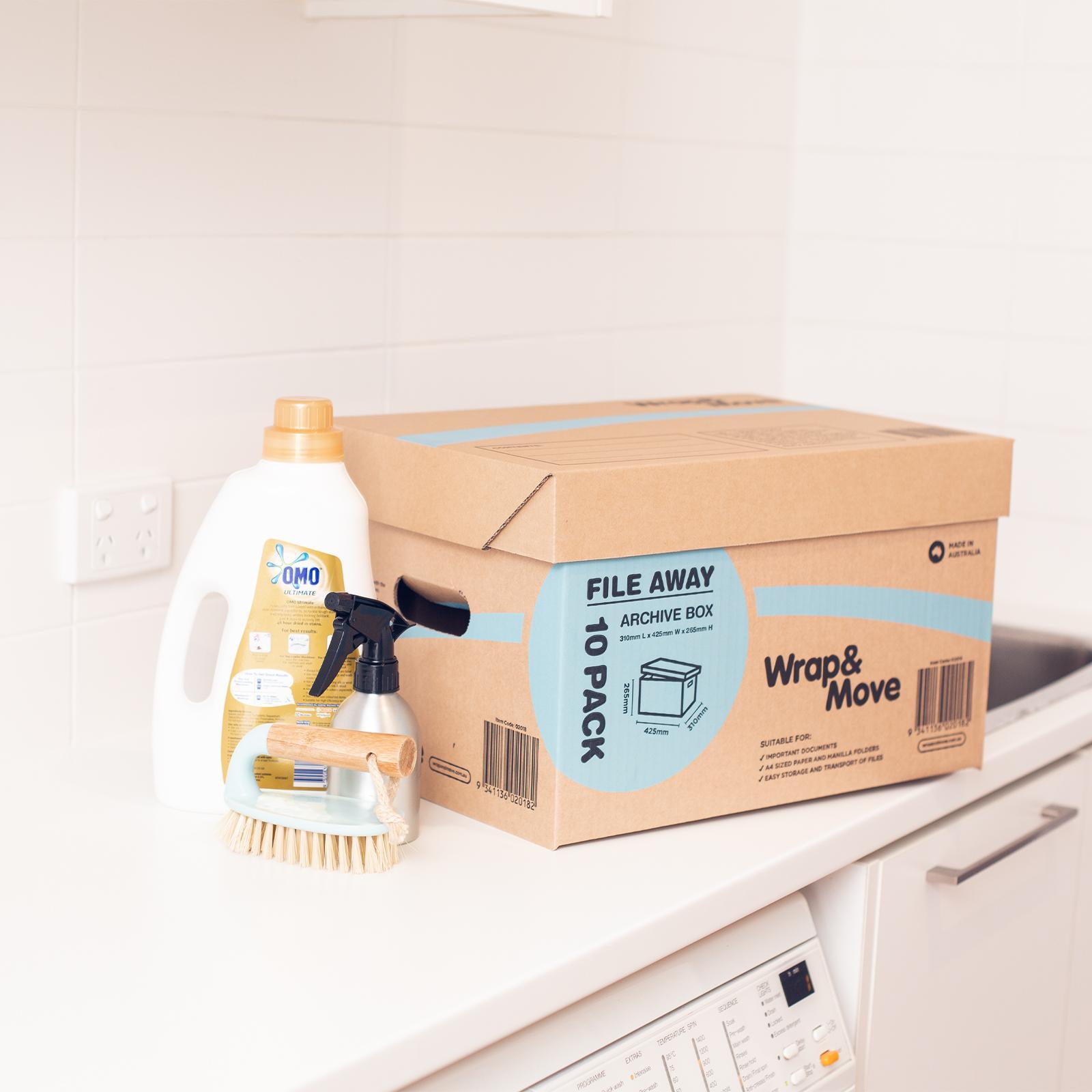 Wrap & Move 35Lt Archive Box 10 Pack Bunnings Australia