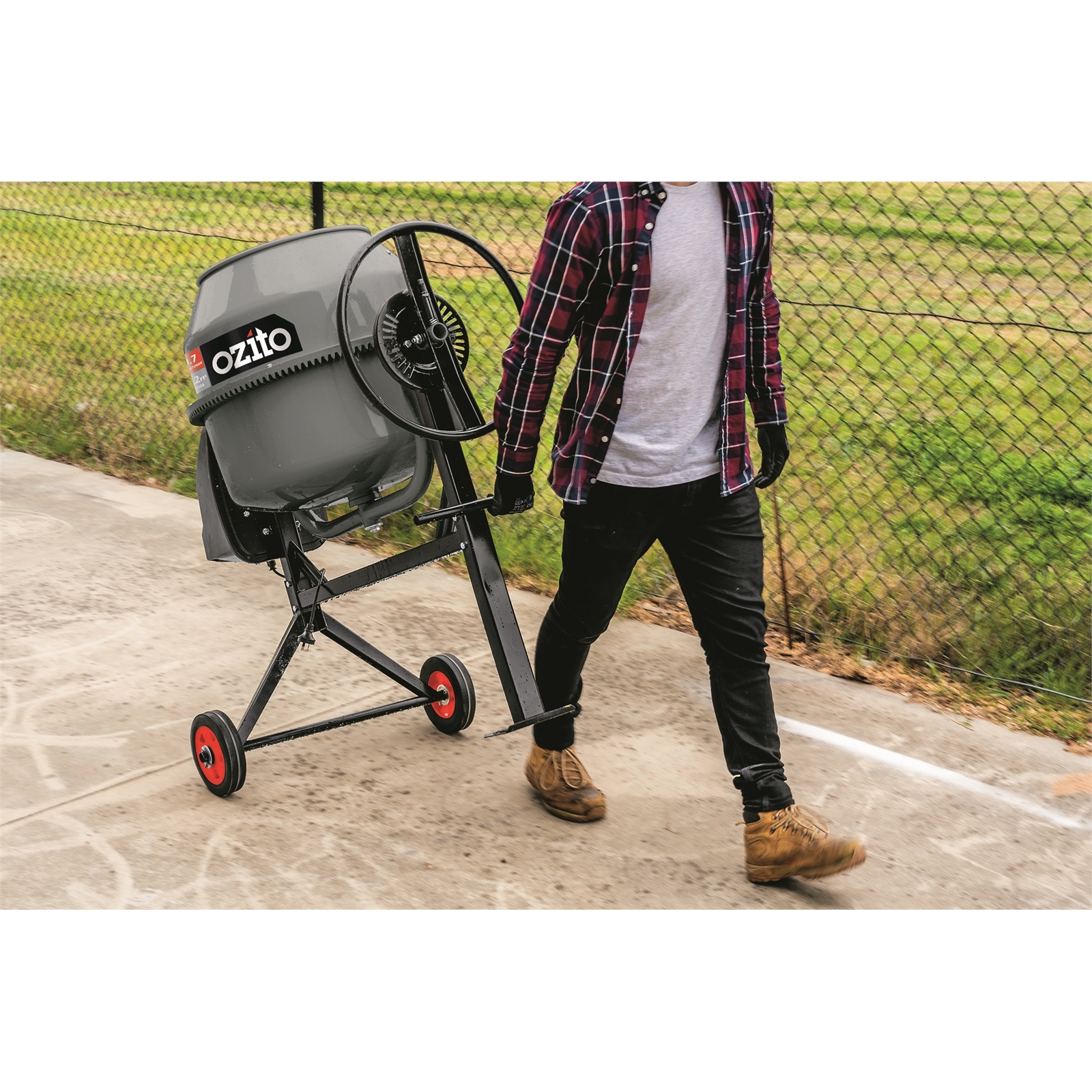 Ozito 120L 550W Cement Mixer Bunnings Australia