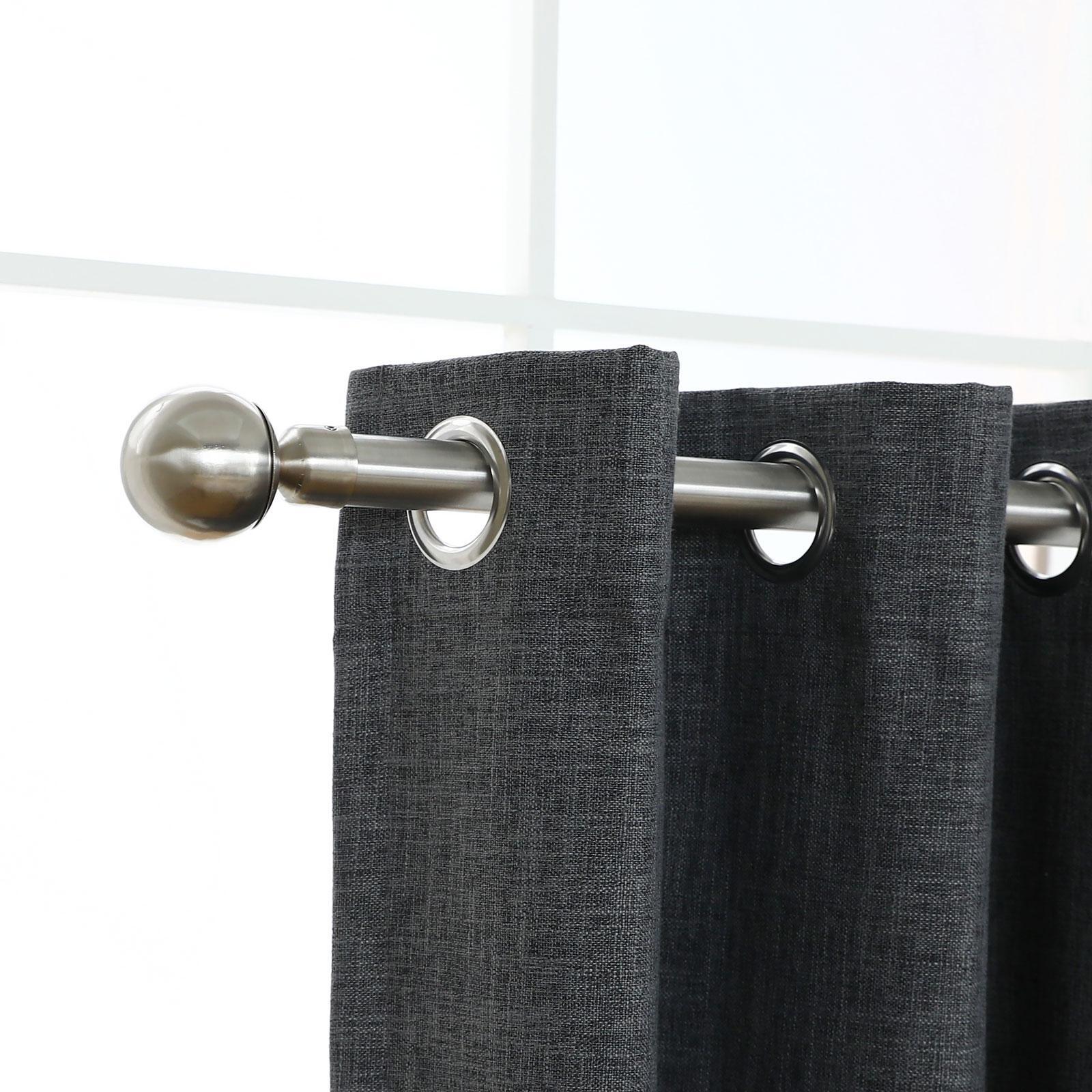 Windoware 2200 4000mm 25/28mm Satin Ball Adjustable Metal Premium